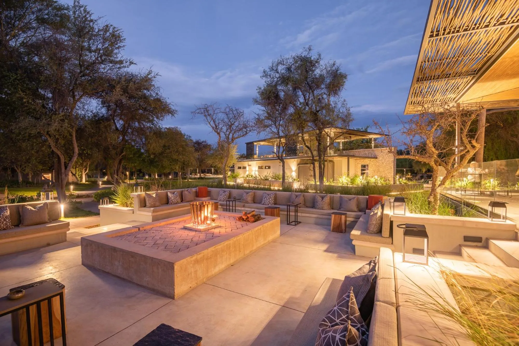 fireplace in Mokuti Etosha