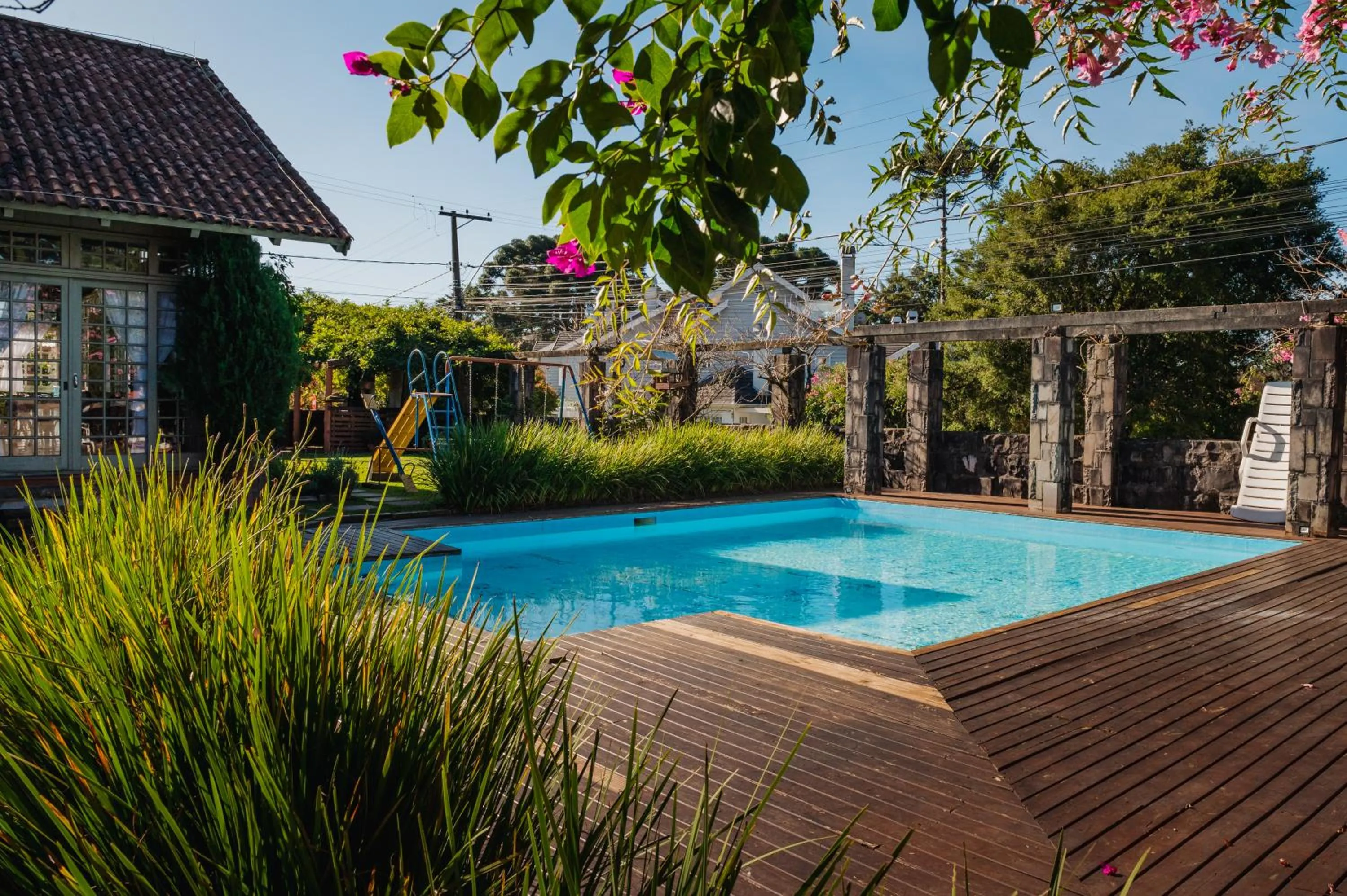 Property building in Pousada Casa Rosa