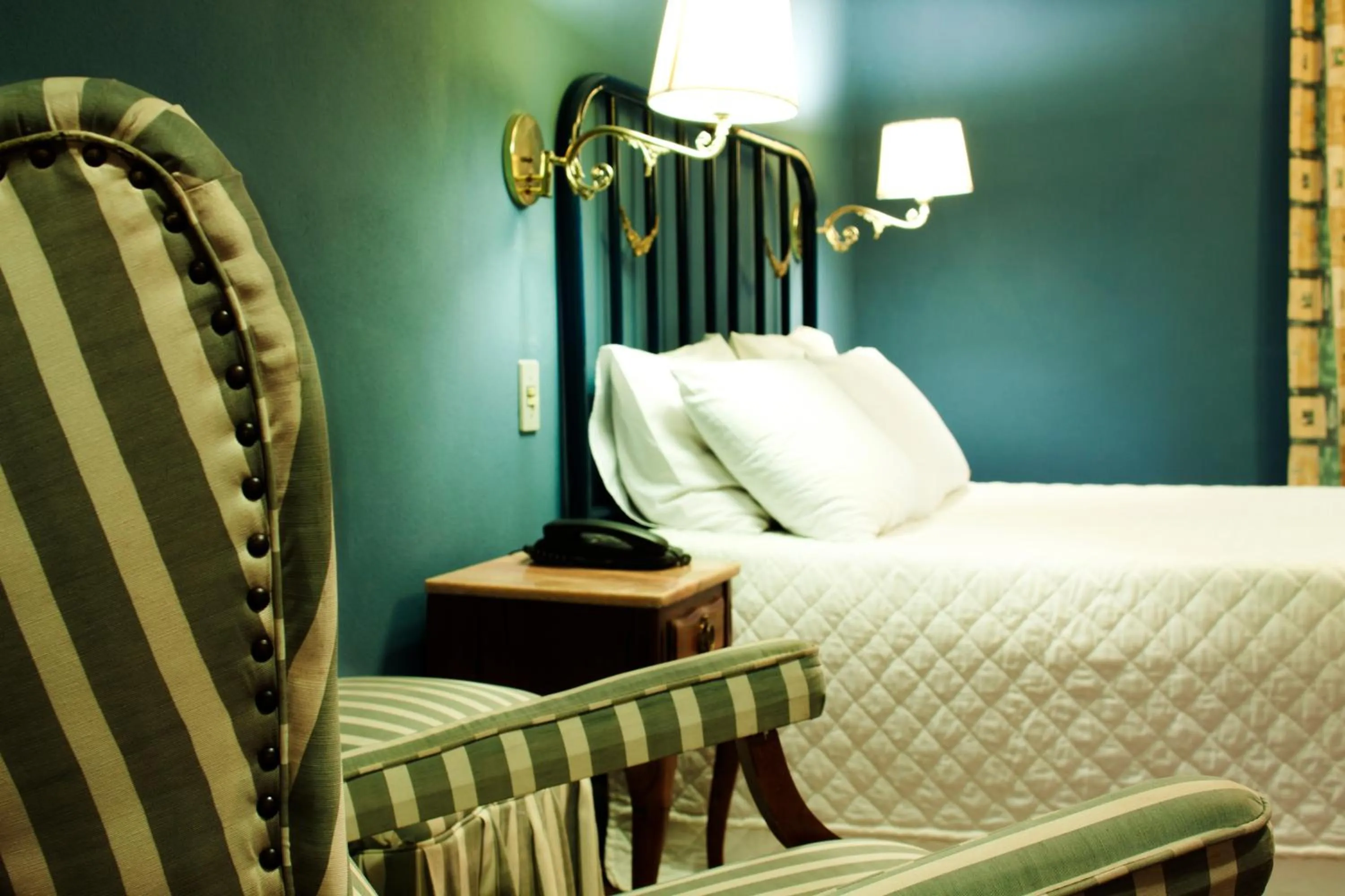 Bed in Pousada Casa Rosa