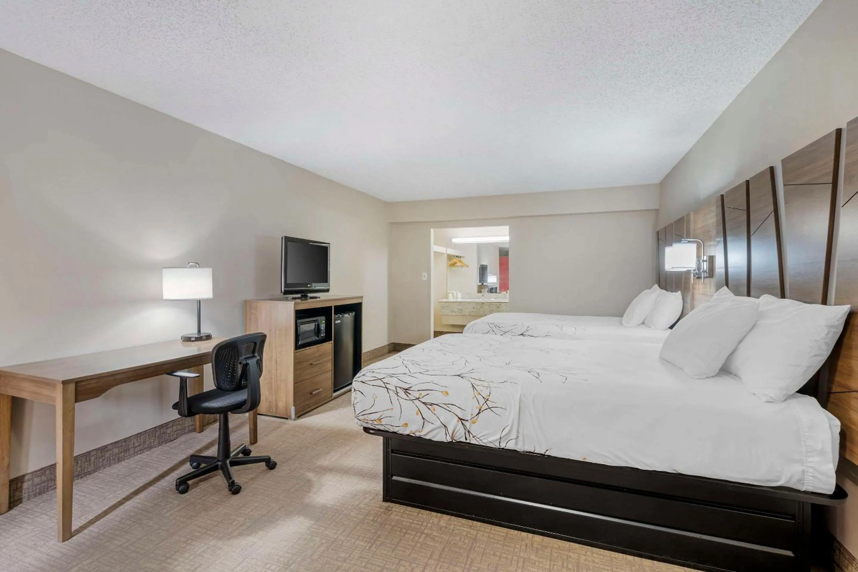Bedroom in Rodeway Inn
