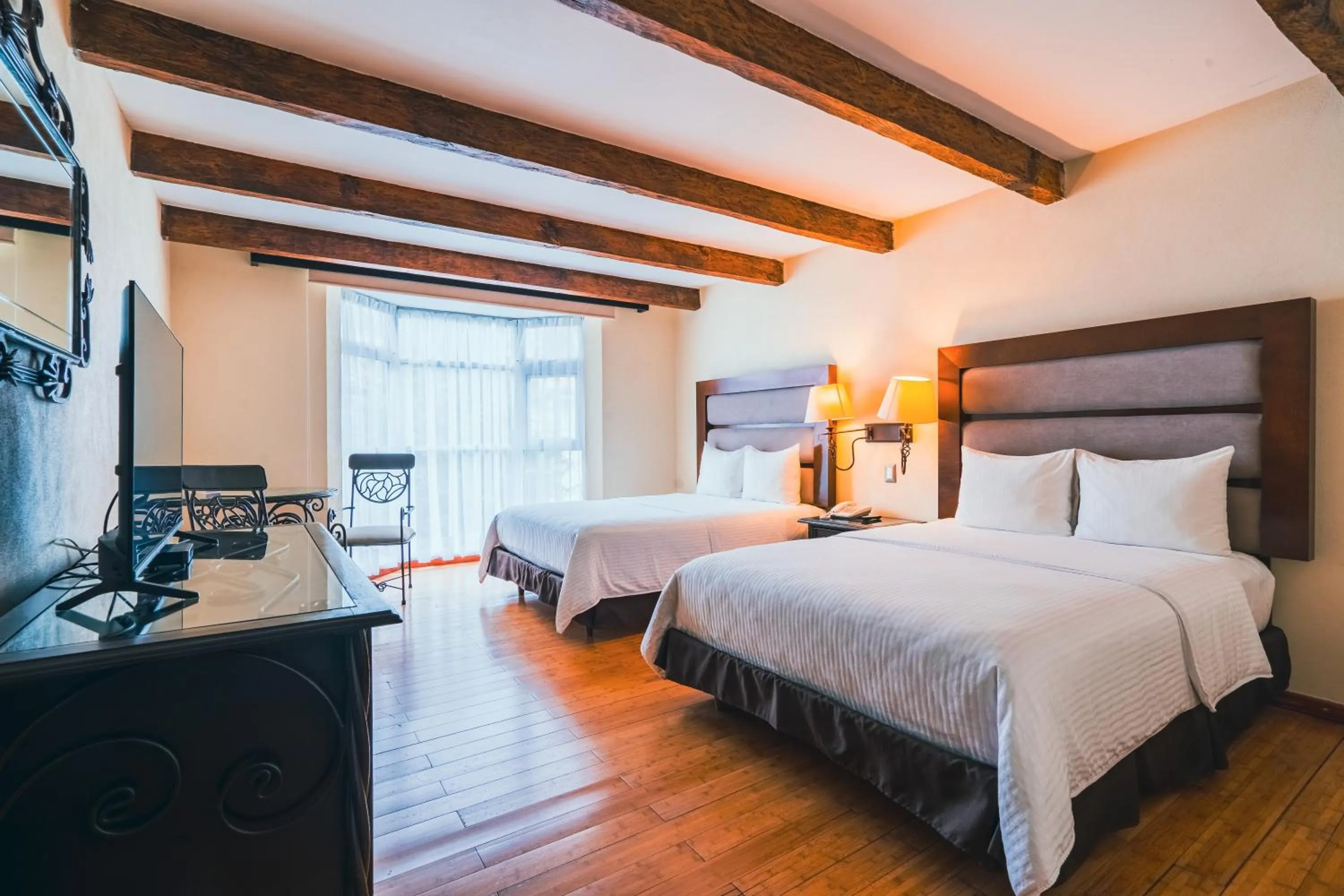 Bedroom, Bed in Hotel Villa Mercedes San Cristobal