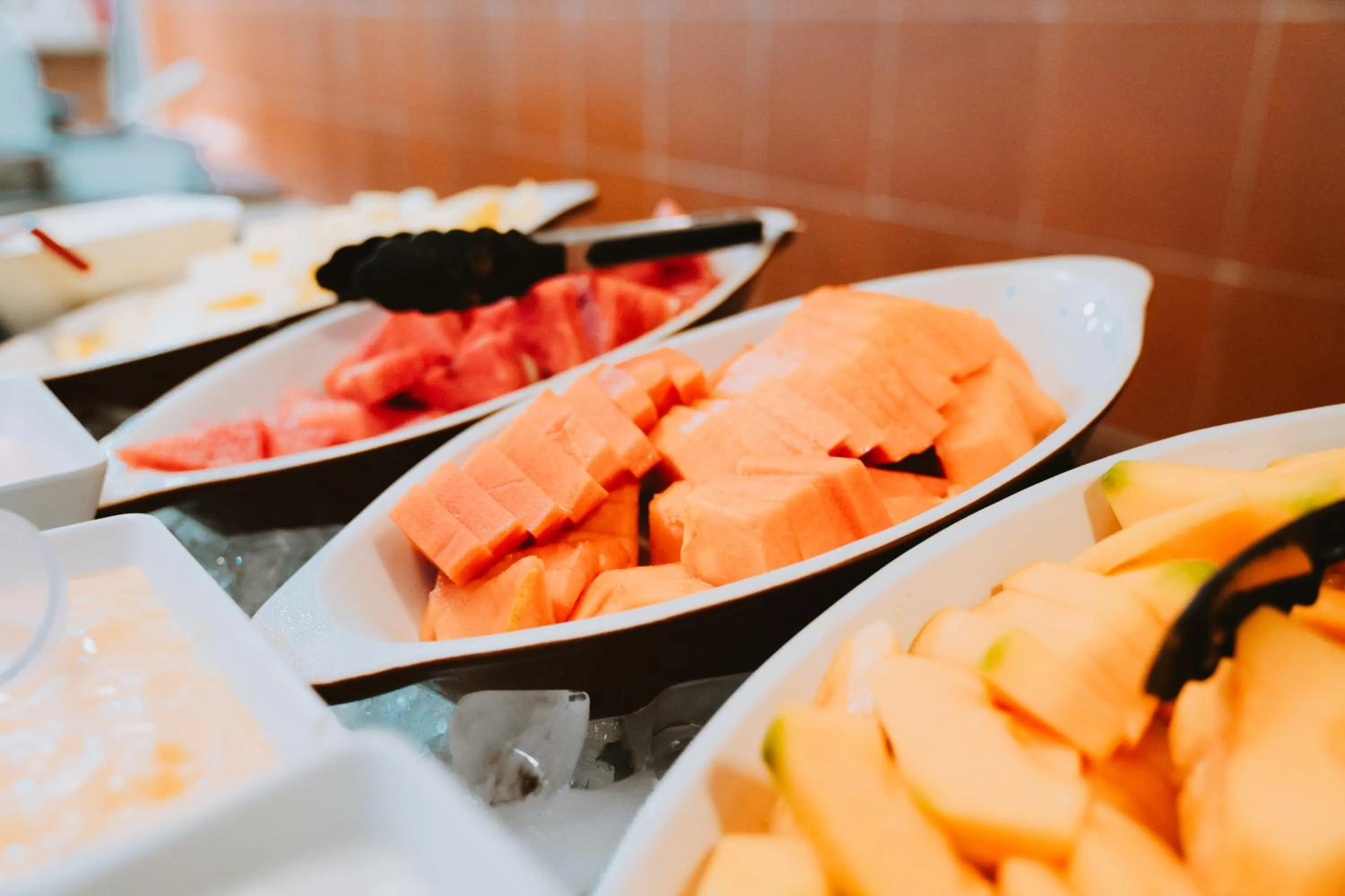 Buffet breakfast in Hotel Villa Mercedes San Cristobal