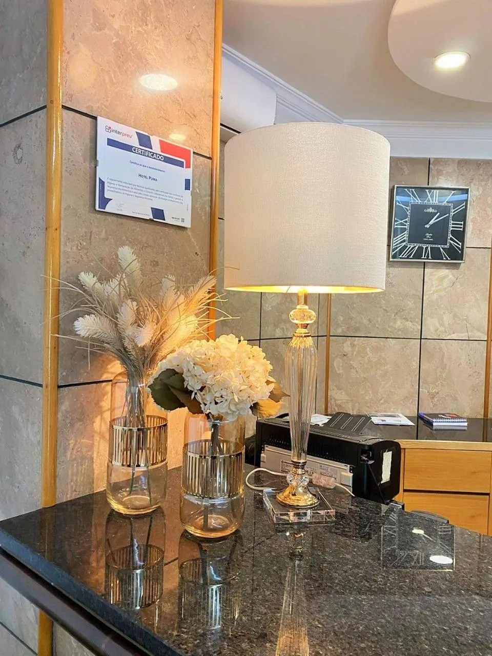 Lobby or reception in Hotel Puma