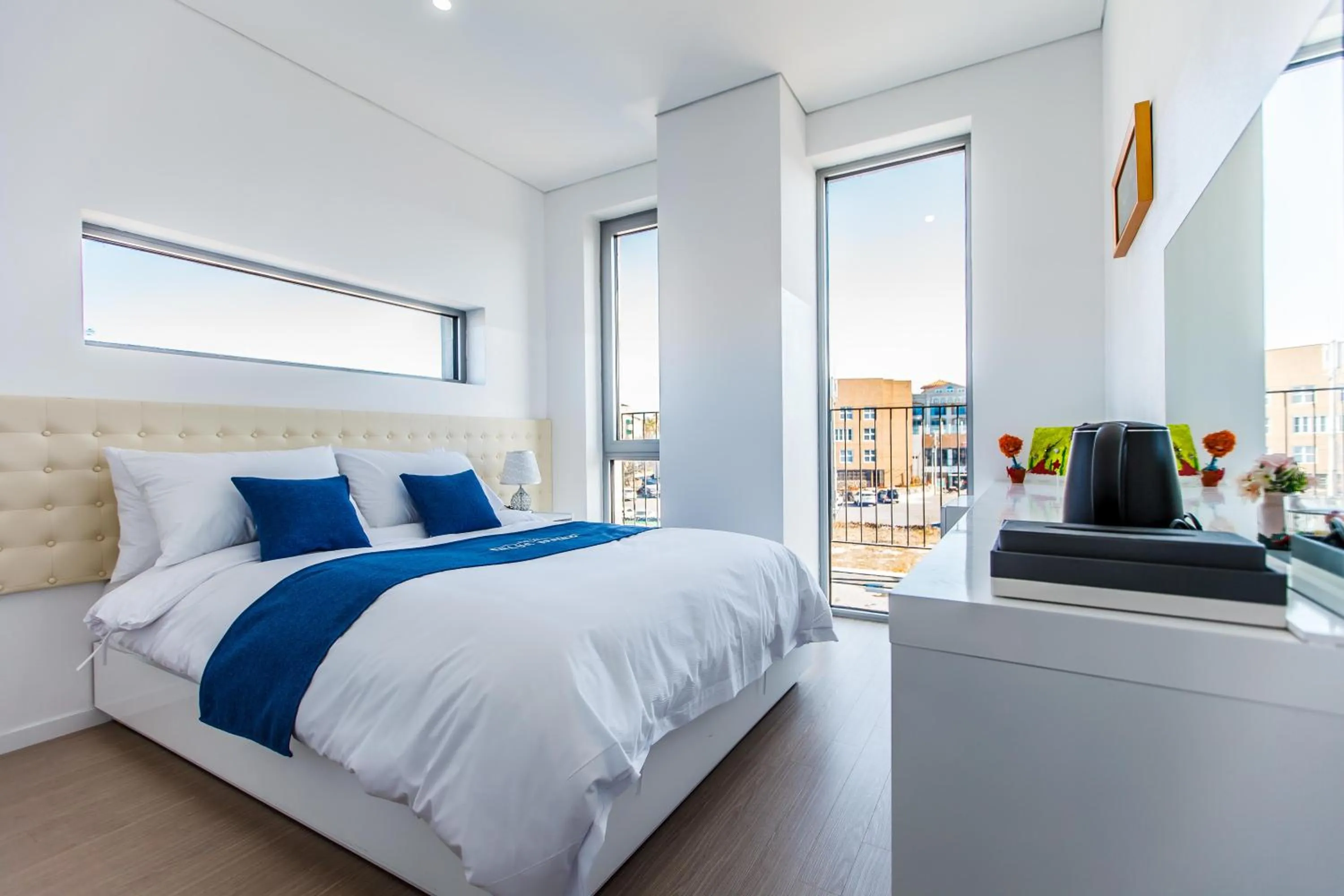 Bed in Blue Spring Hotel