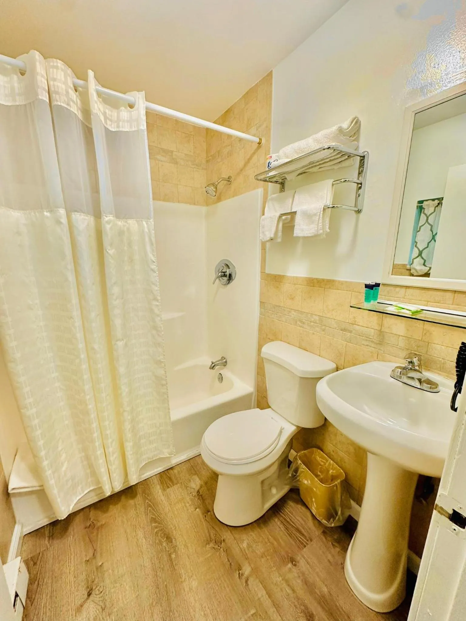 Shower in Hampton Motor Inn