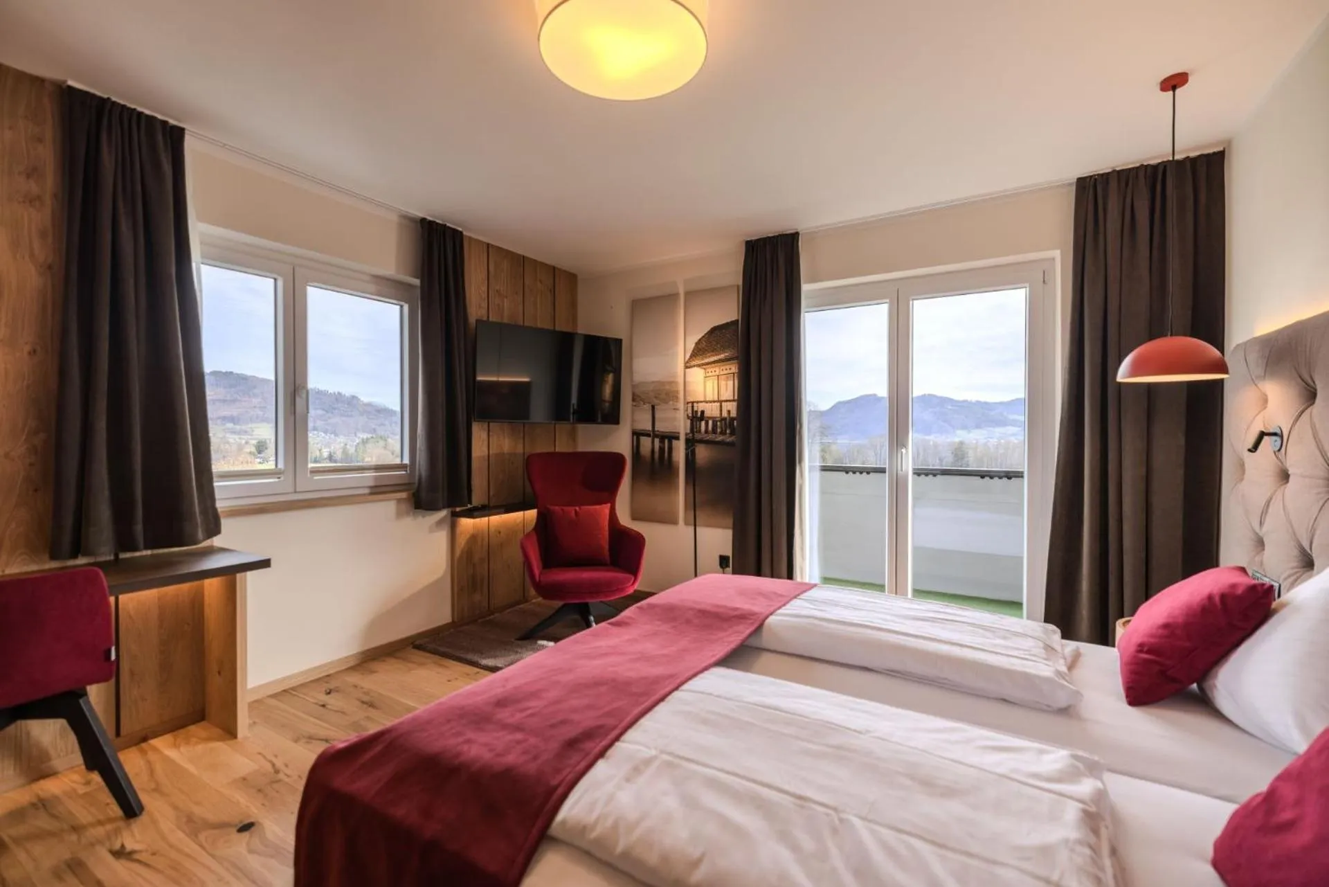 Bed in Hotel Haberl - Attersee