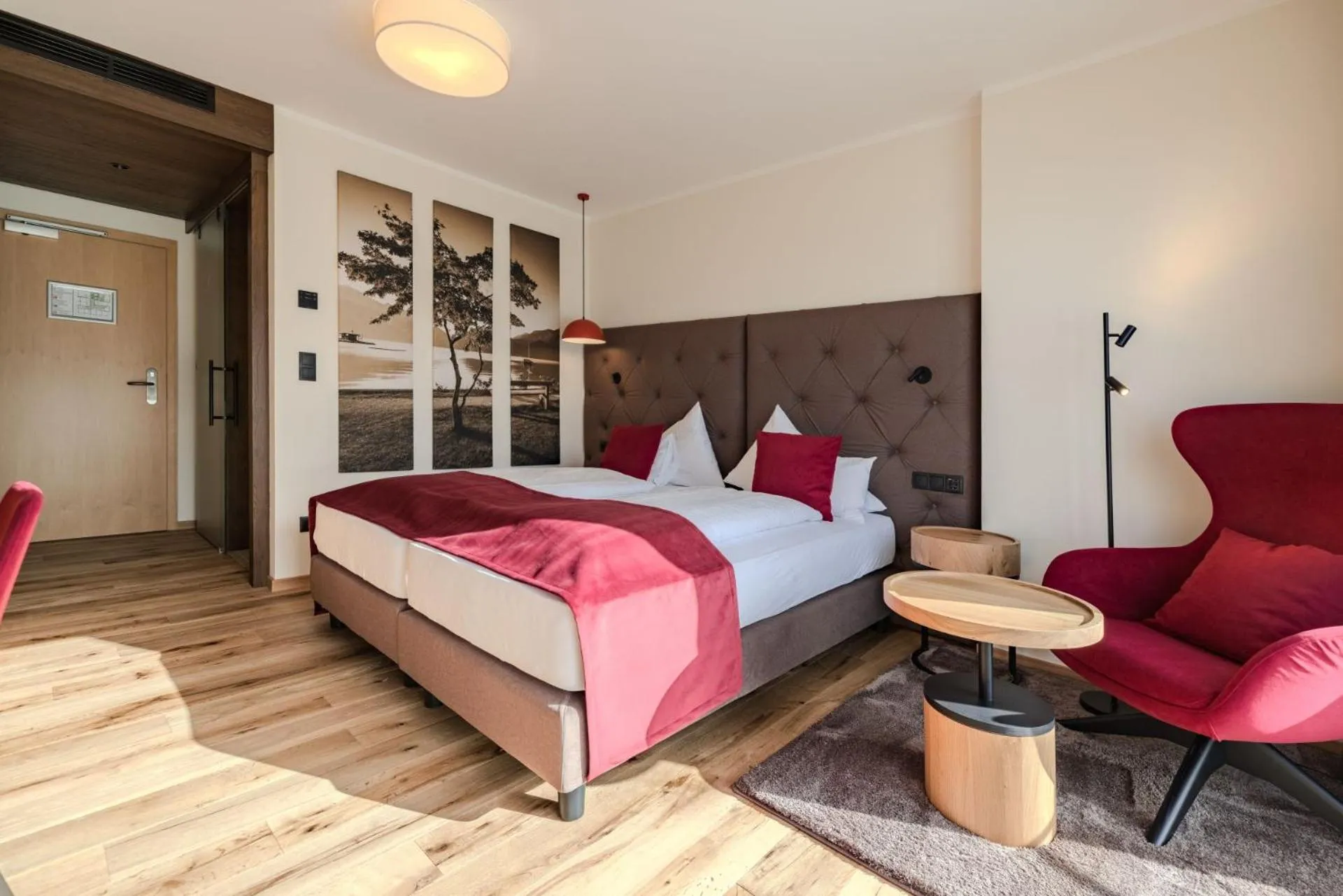 Bed in Hotel Haberl - Attersee