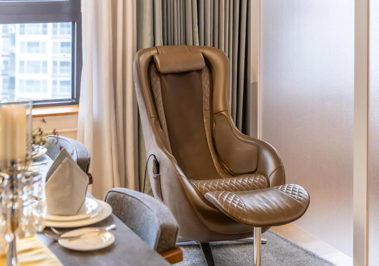 Seating area in JK Blossom Hotel