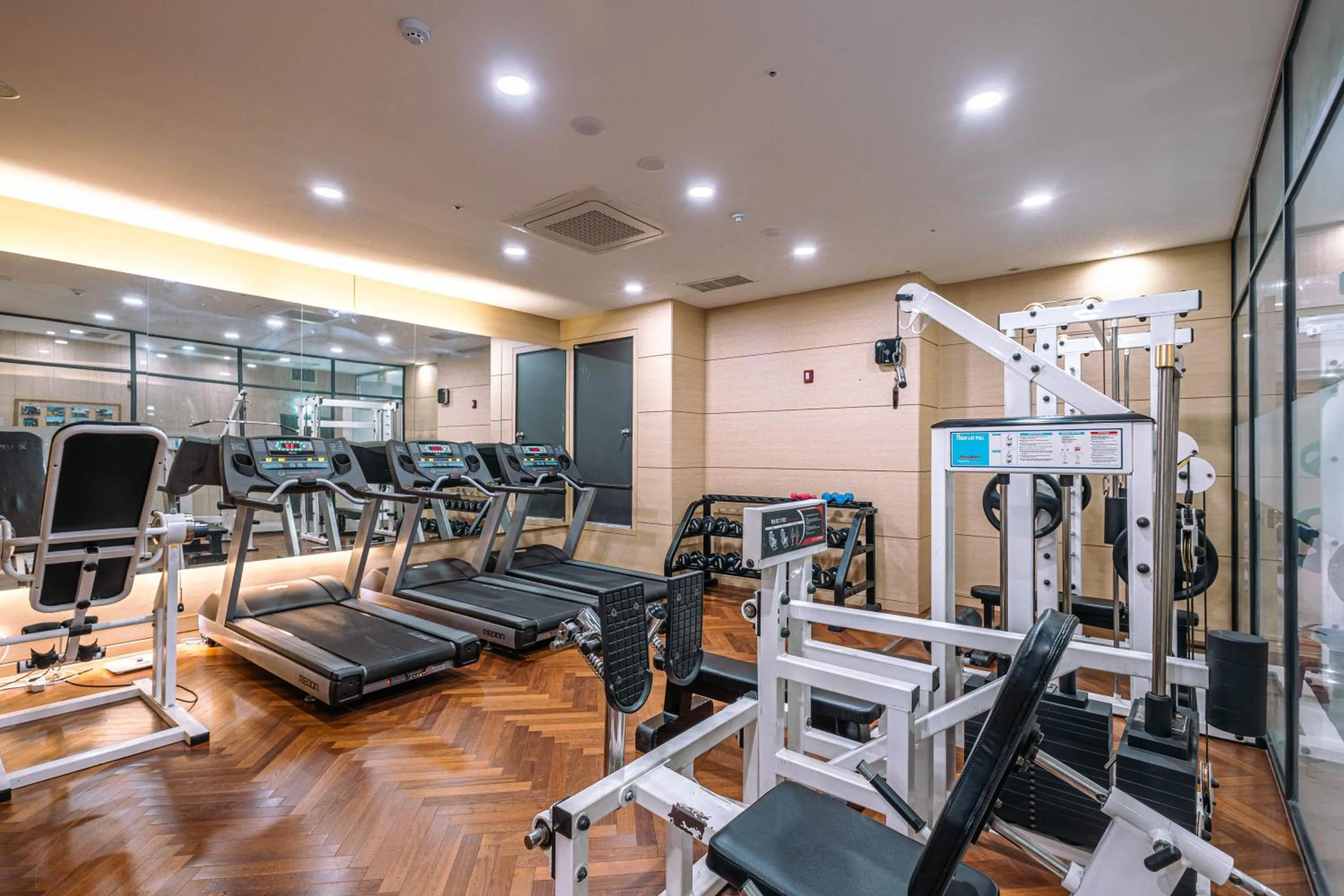 Fitness centre/facilities in JK Blossom Hotel