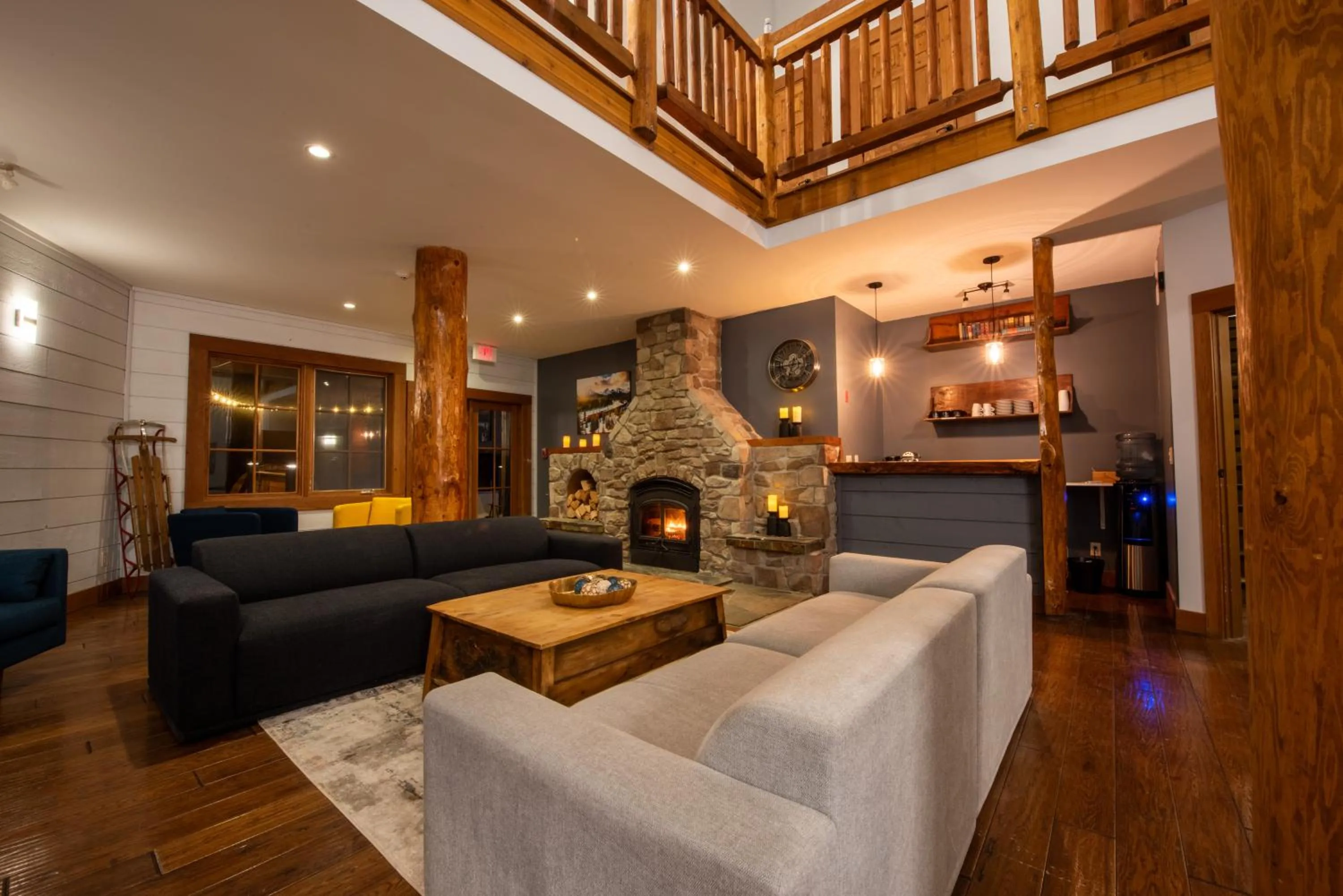 Living room in Winston Lodge