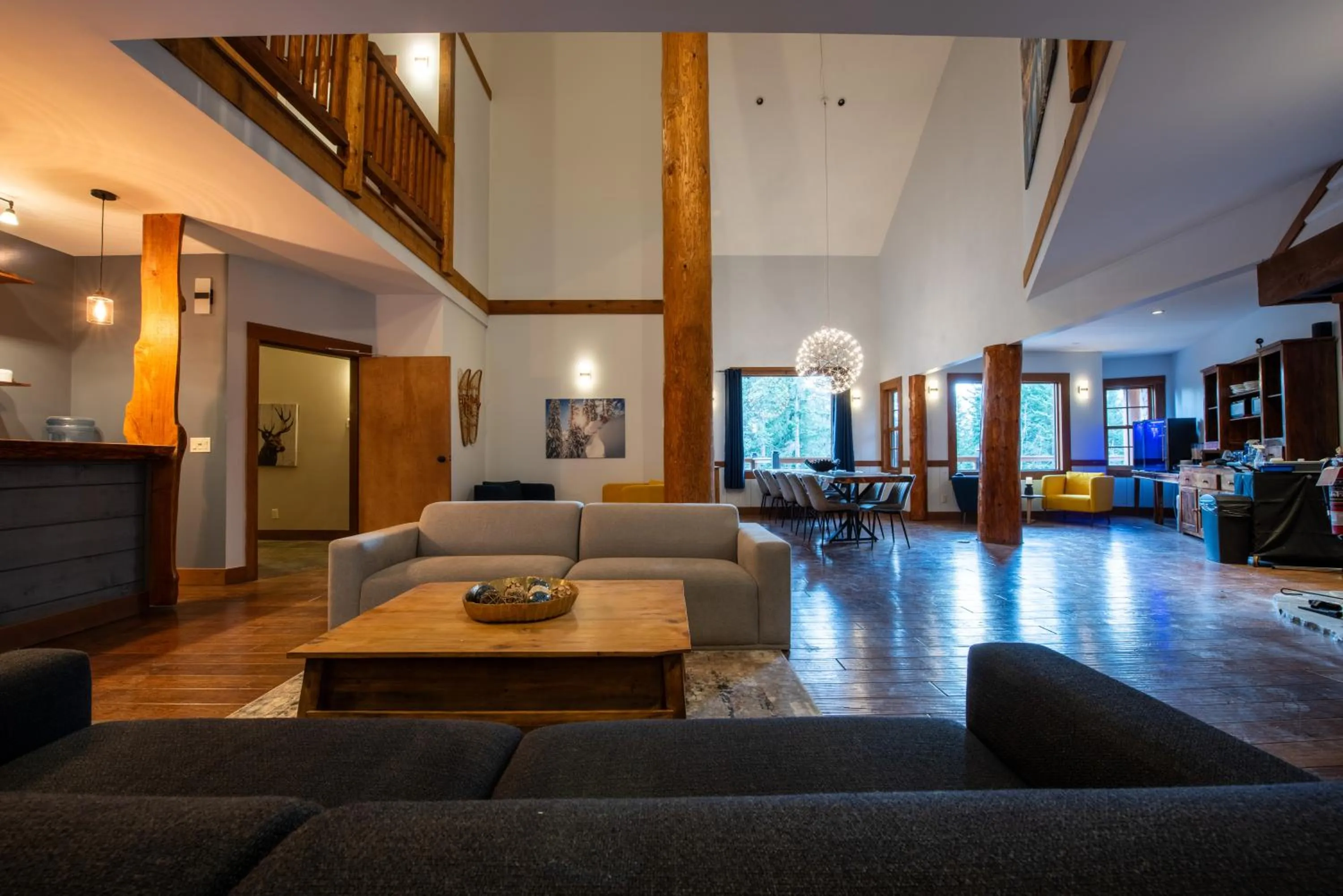 Living room in Winston Lodge