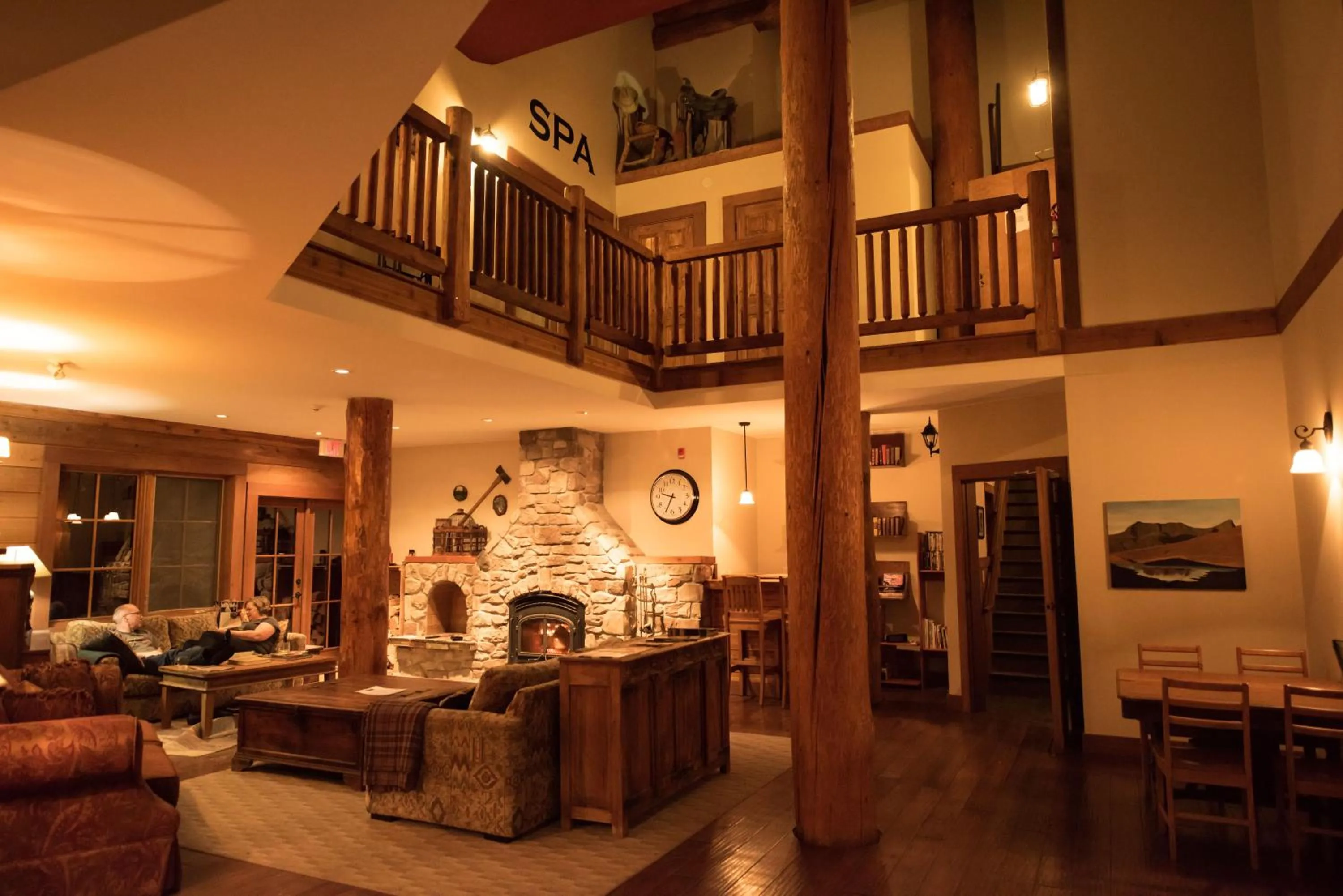 Communal lounge/ TV room in Winston Lodge