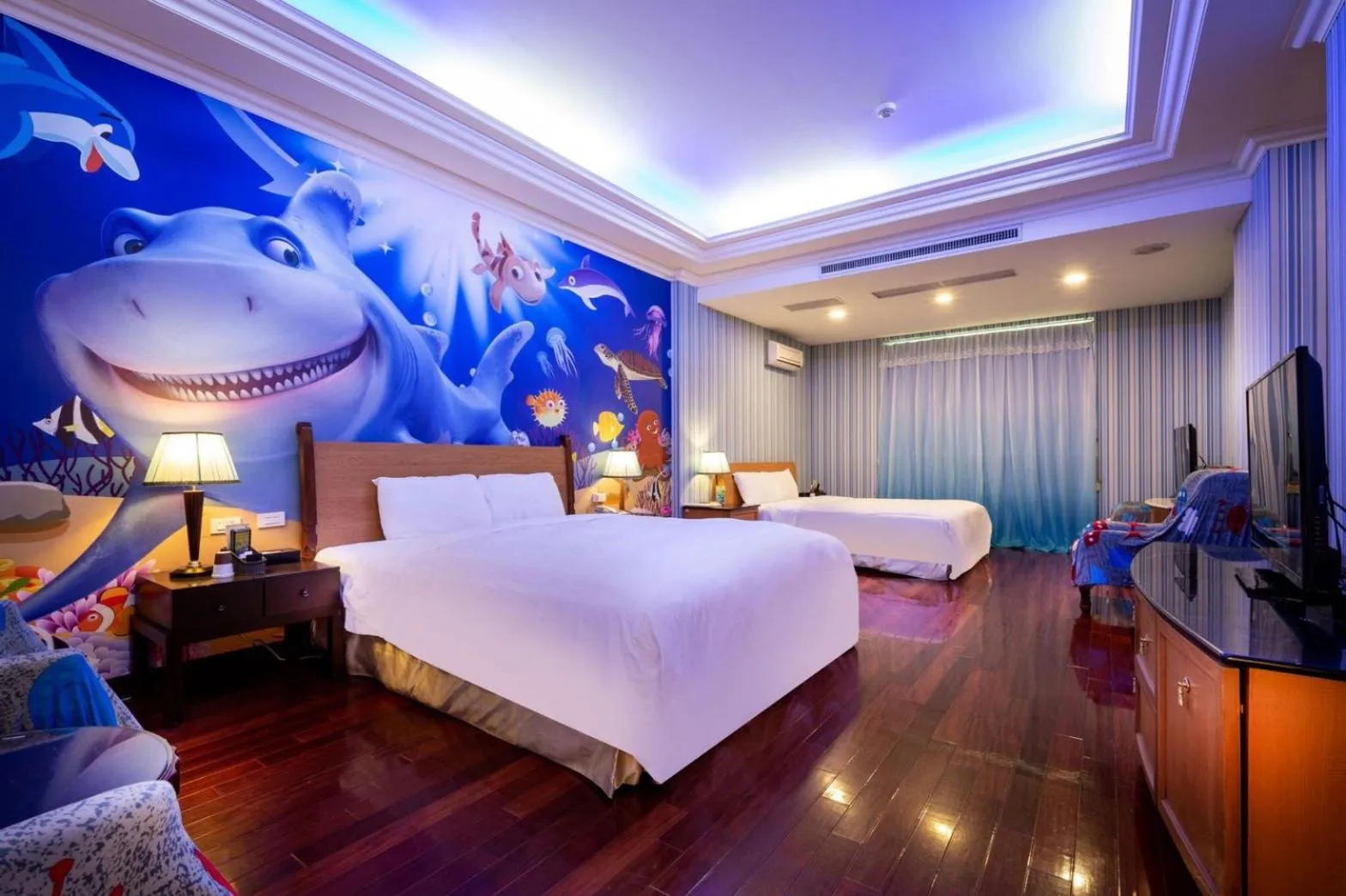 Photo of the whole room, Bed in 國妃鷹堡時尚健康館King & Princess Motel
