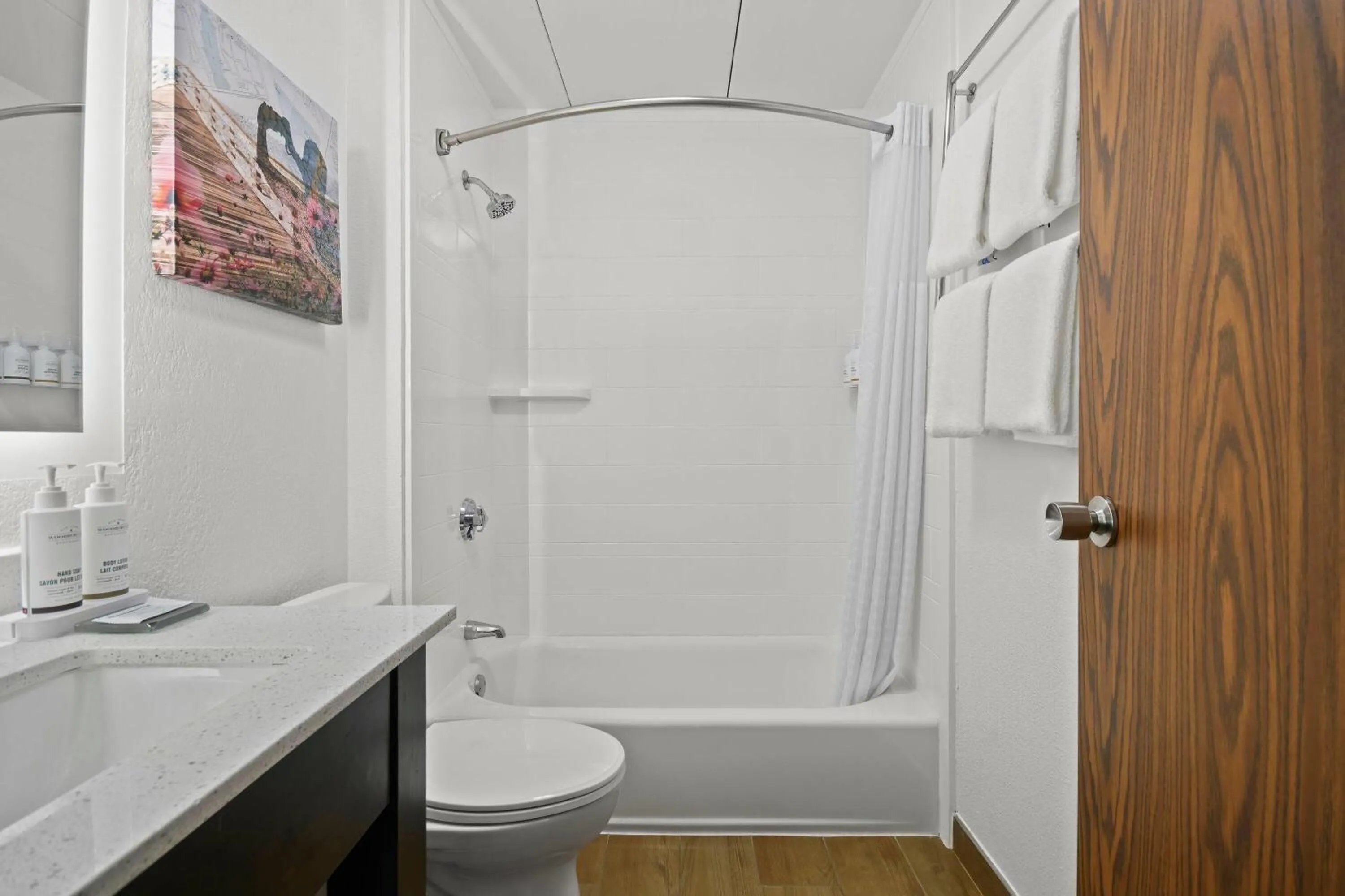 Bathroom in La Quinta by Wyndham Sturbridge