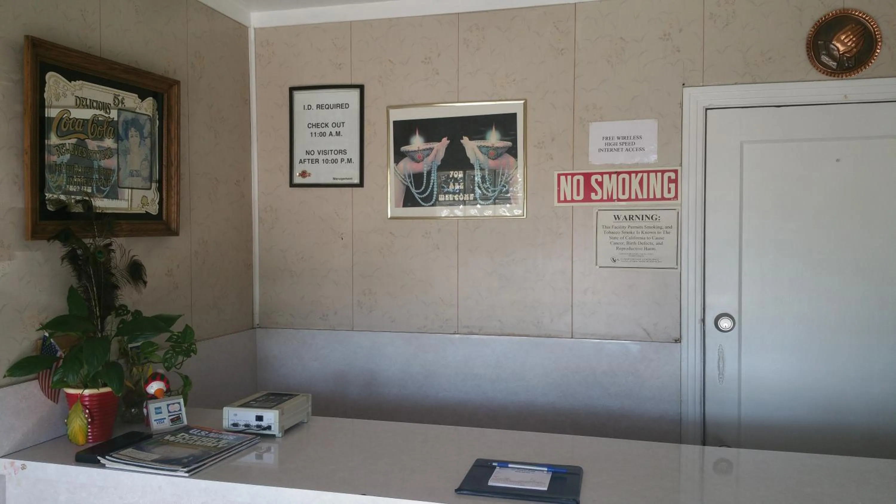 Lobby or reception in San Joaquin Motel