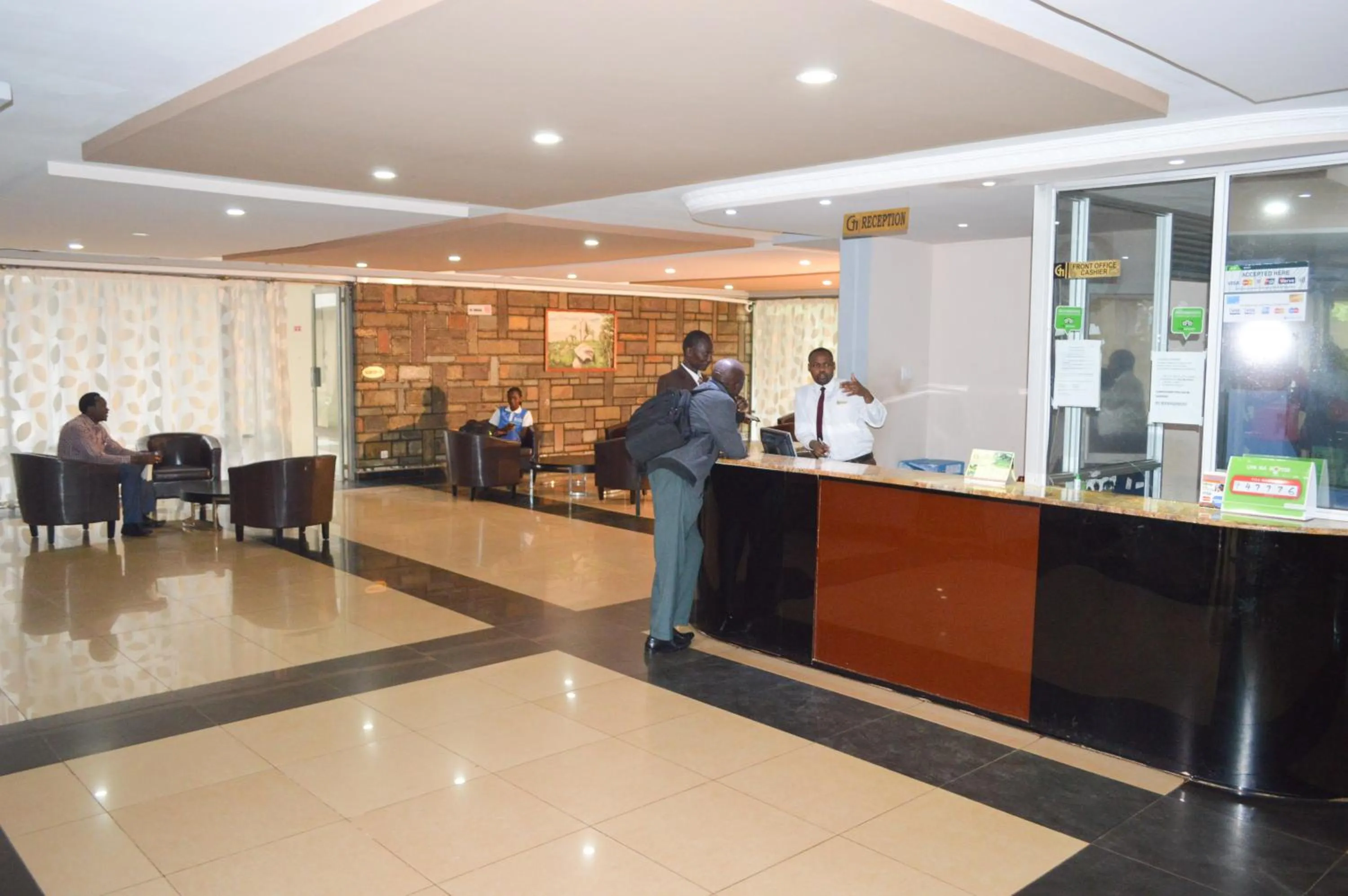 Staff in Golf Hotel Kakamega