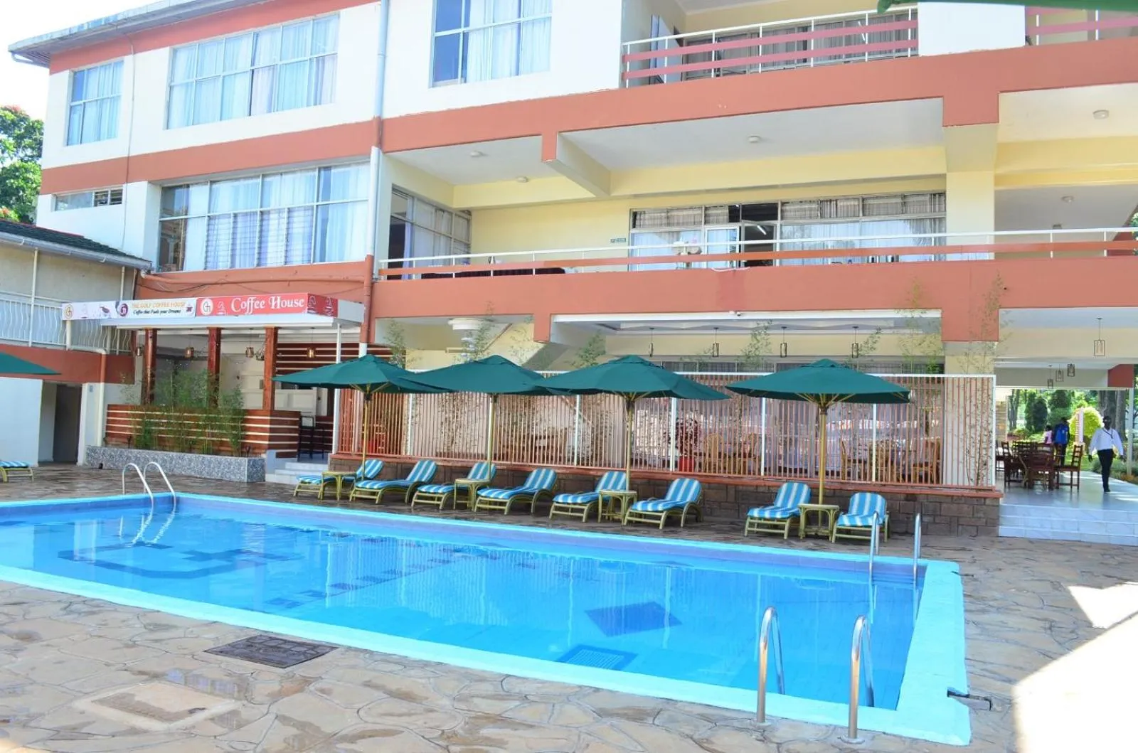 Swimming pool in Golf Hotel Kakamega