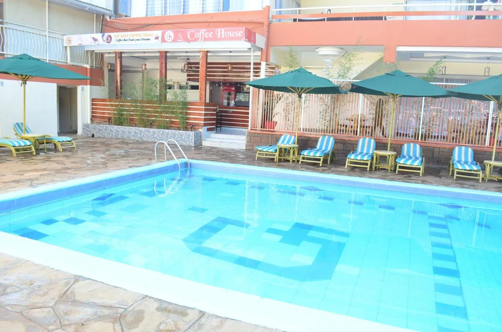 Swimming pool in Golf Hotel Kakamega