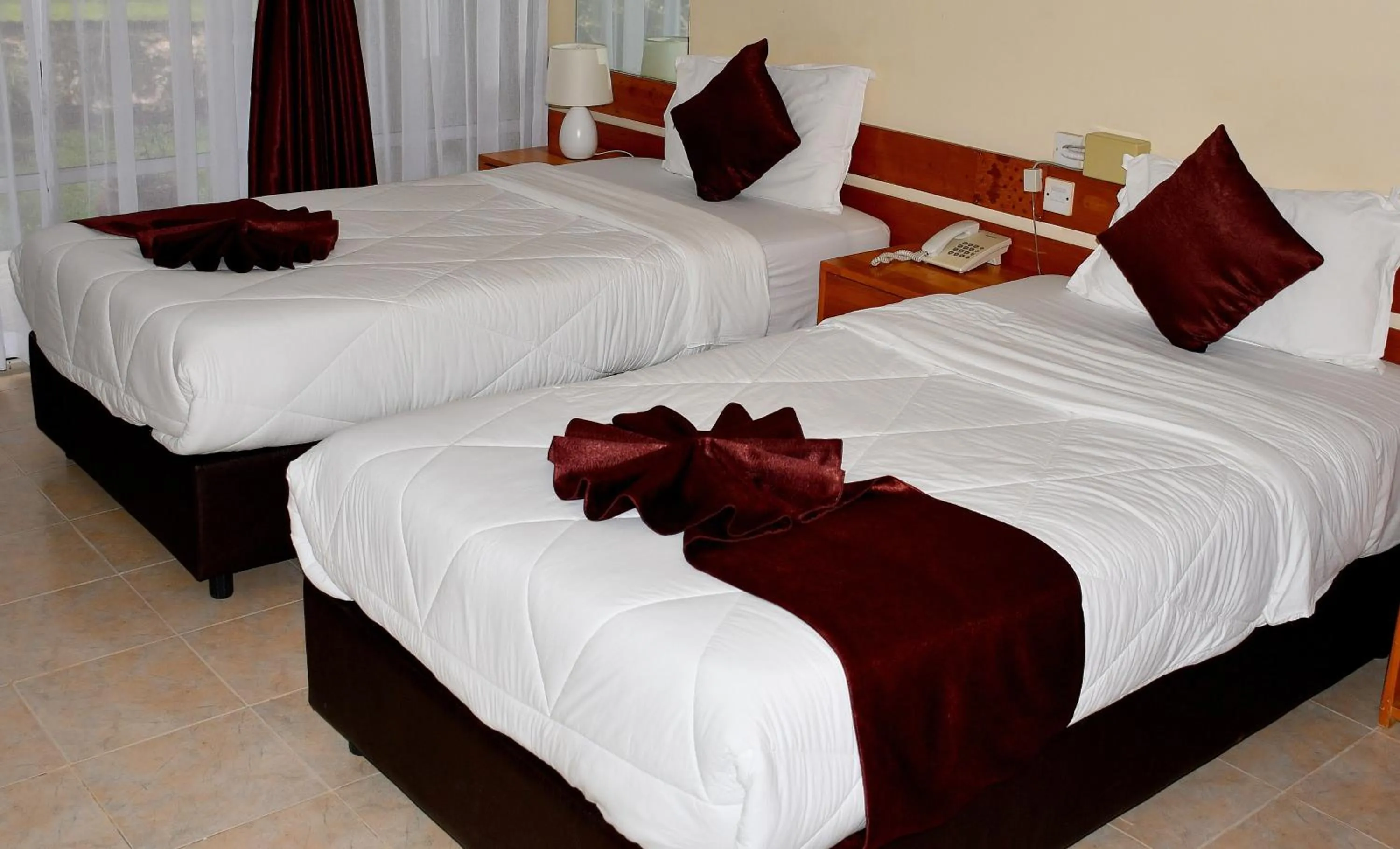 Bed in Golf Hotel Kakamega