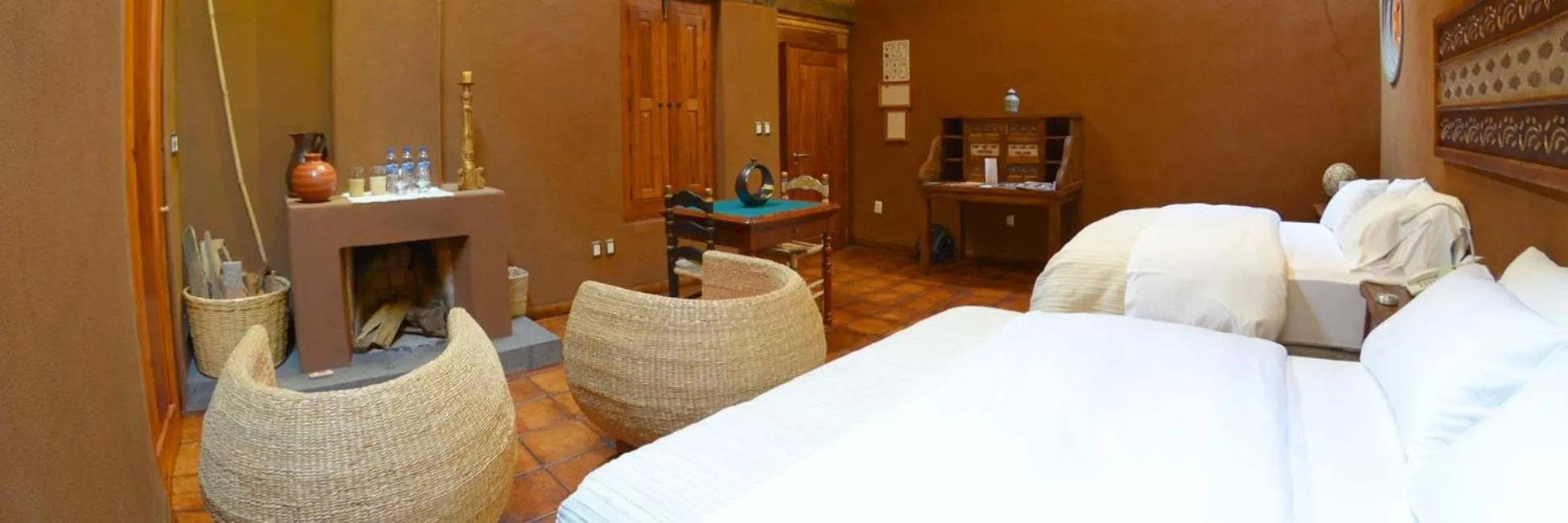 Bed in Hacienda Ucazanaztacua