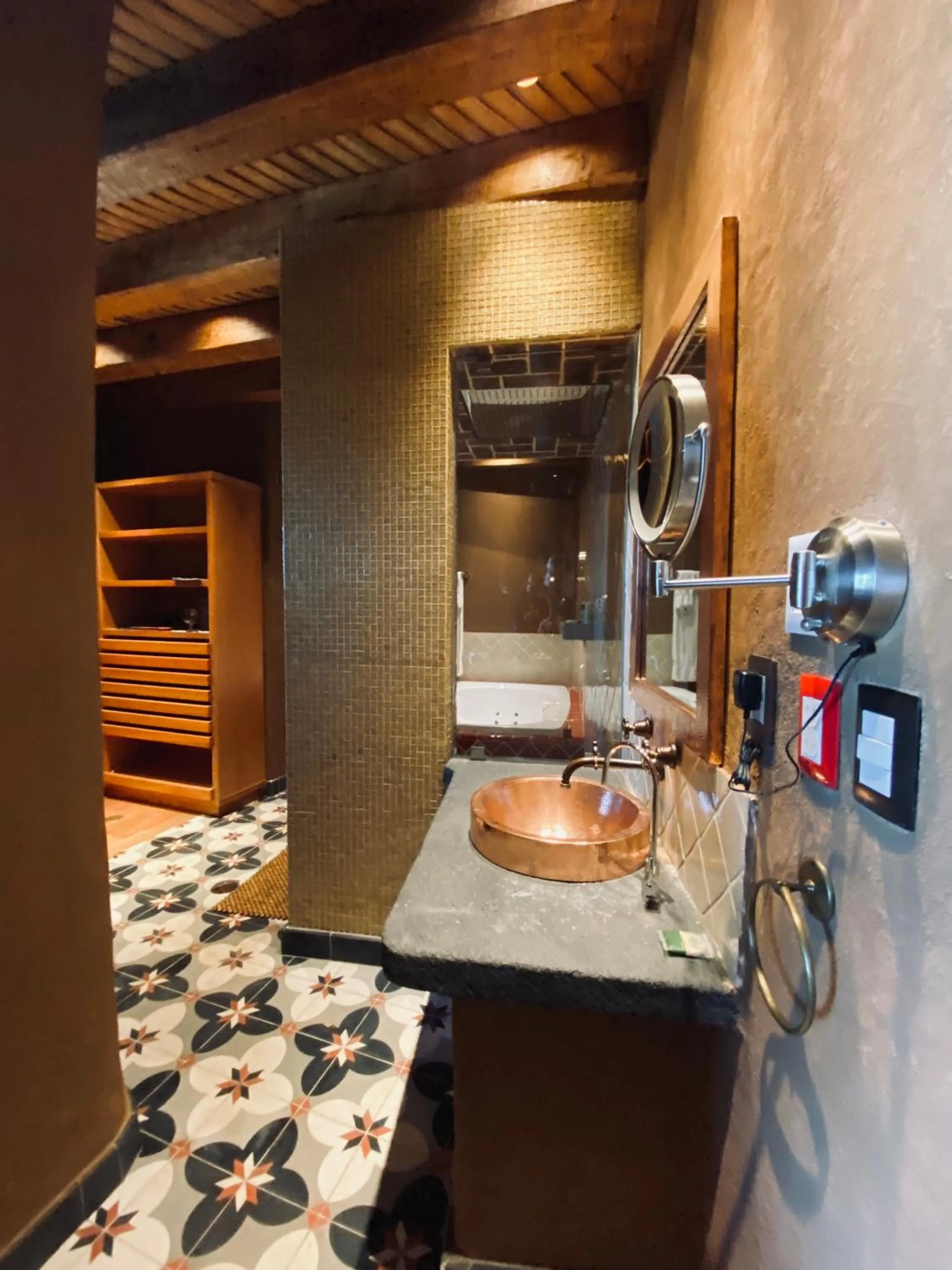 Bathroom in Hacienda Ucazanaztacua