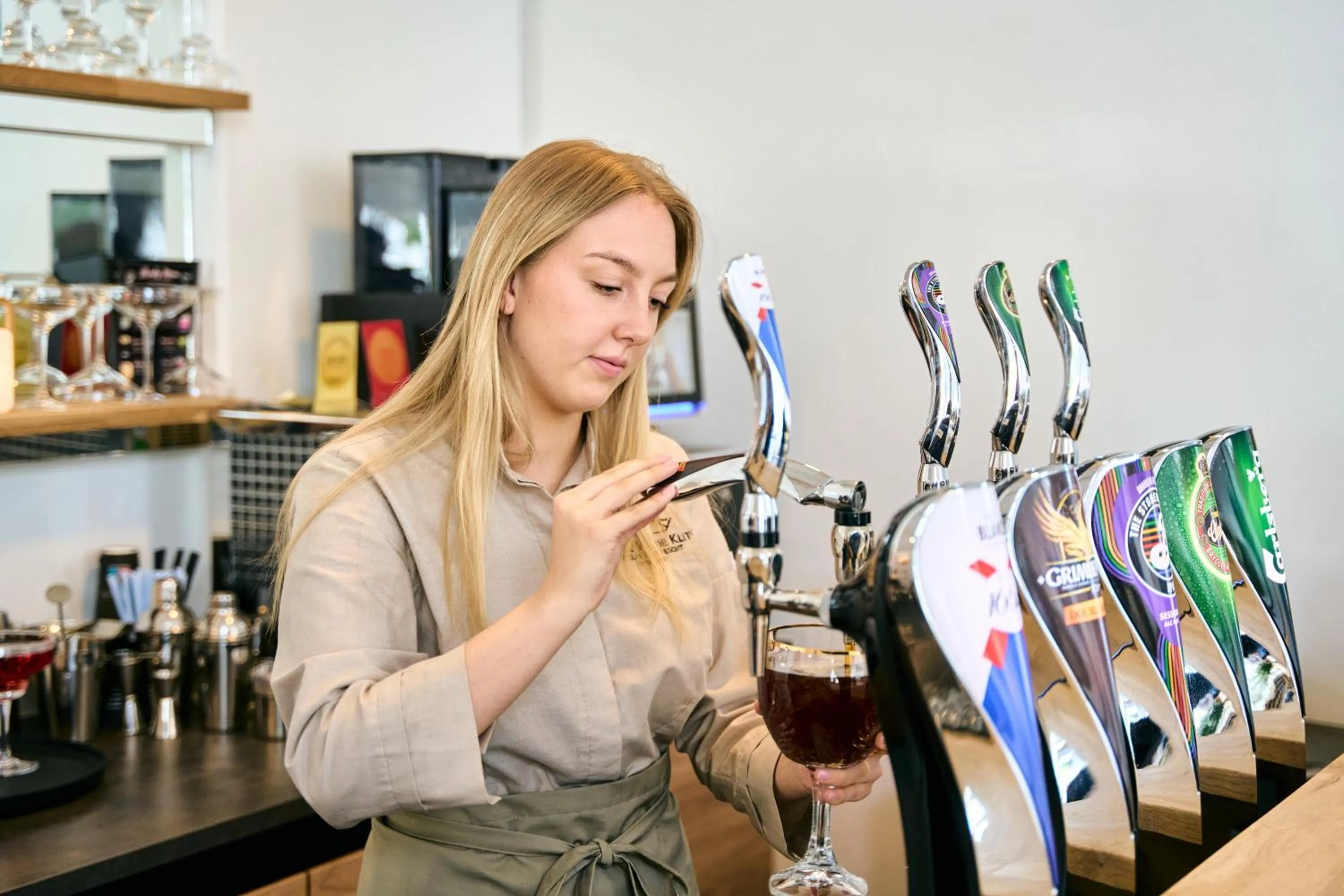 Lounge or bar in Hotel Hvide Klit