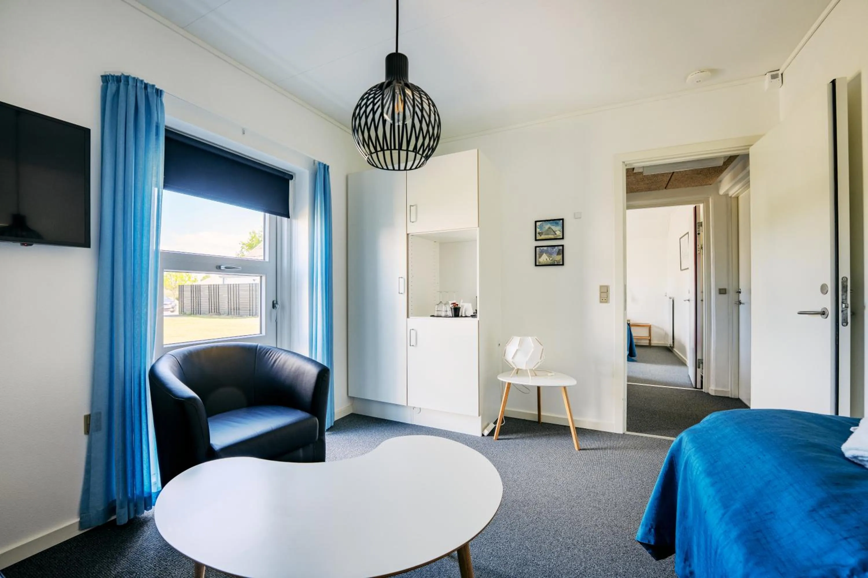 Bed in Hotel Hvide Klit