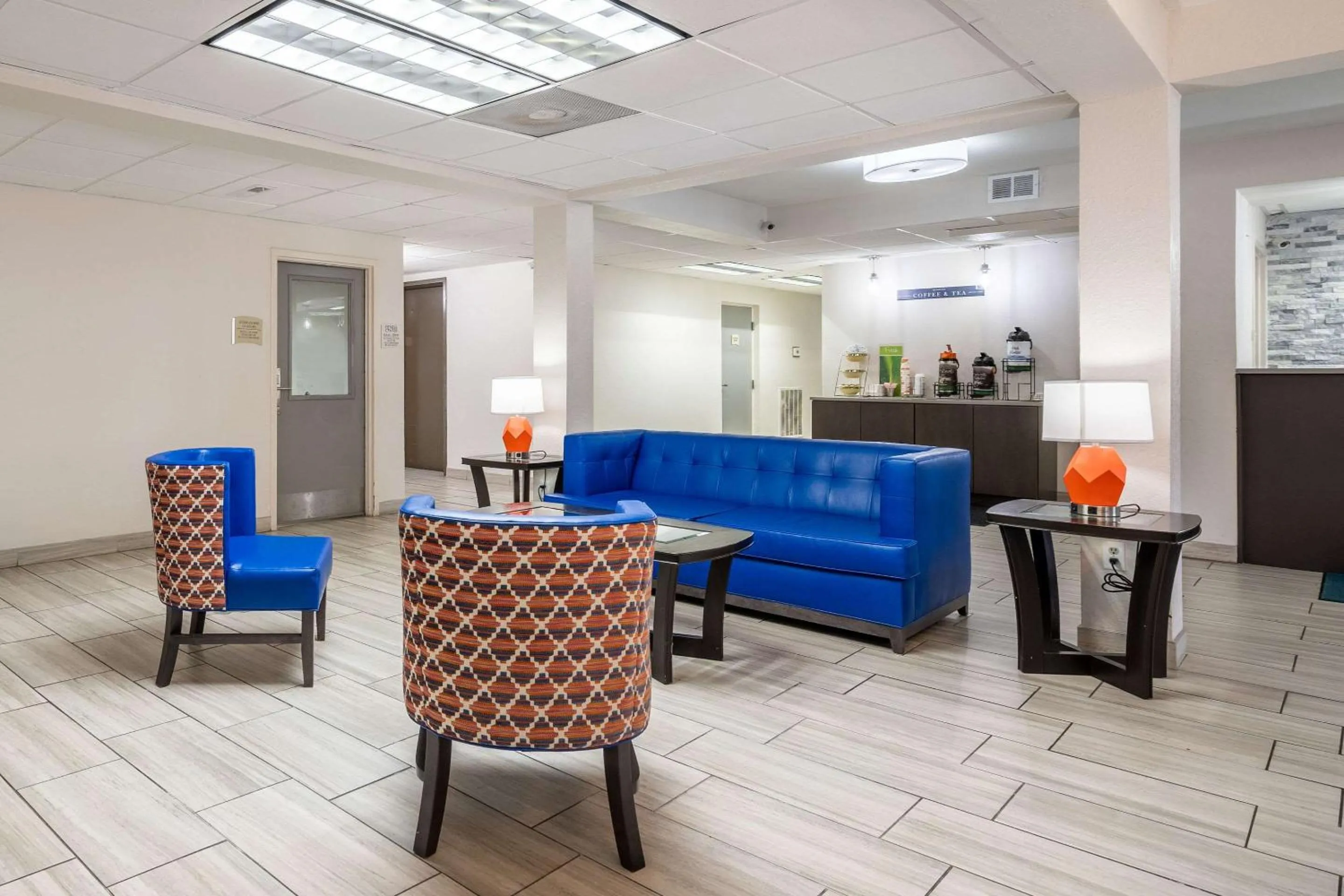 Lobby or reception in Quality Inn Jacksonville near Camp Lejeune