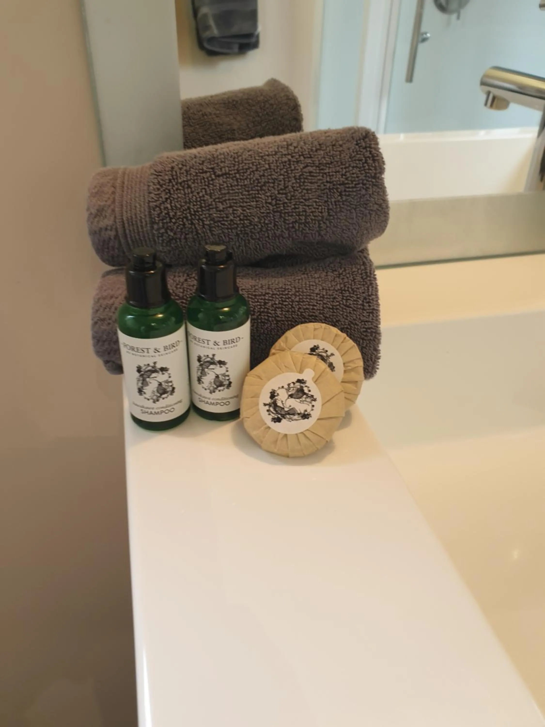 Bathroom in Lake Matheson Motel