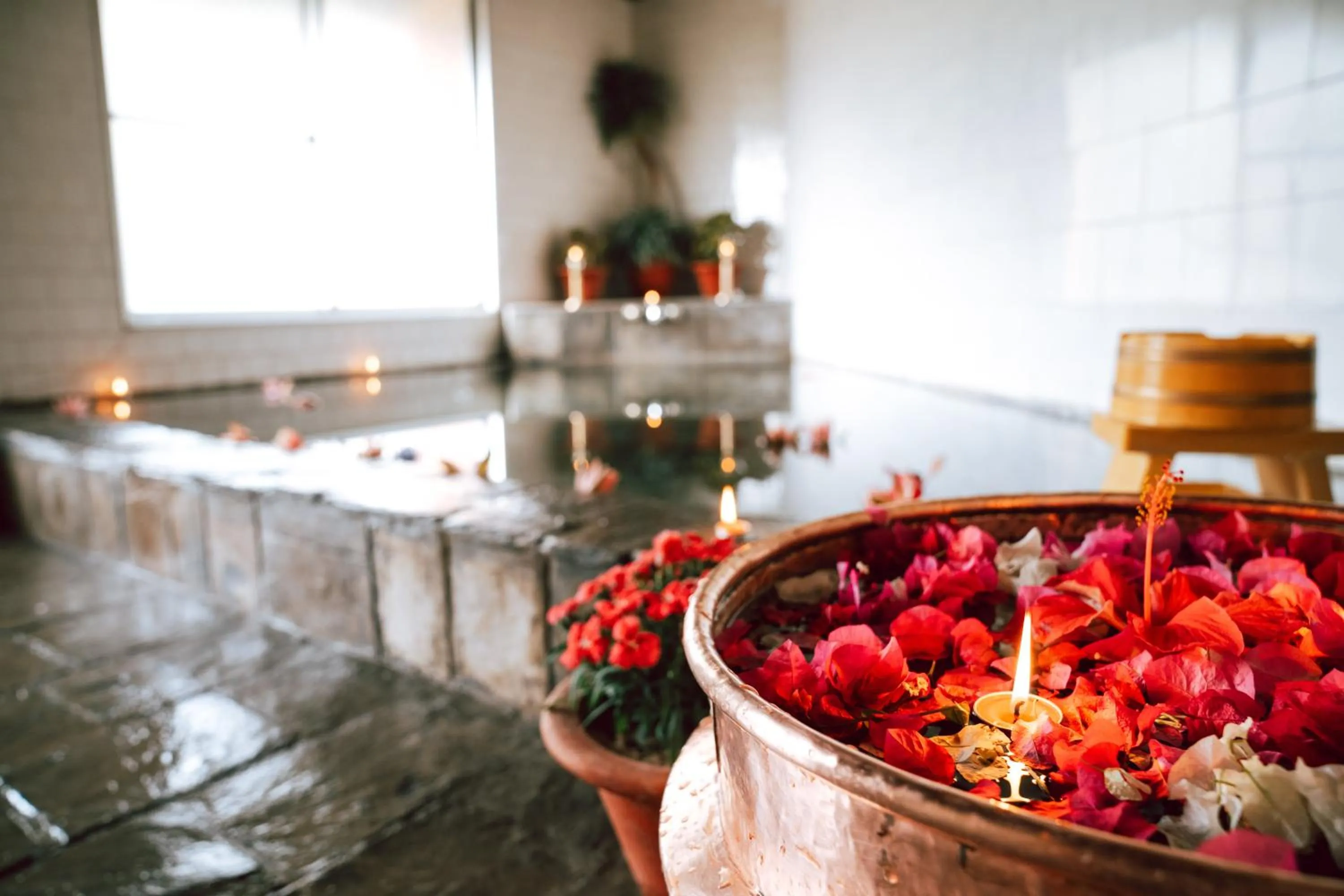 Hot Spring Bath in Hokke Lumbini