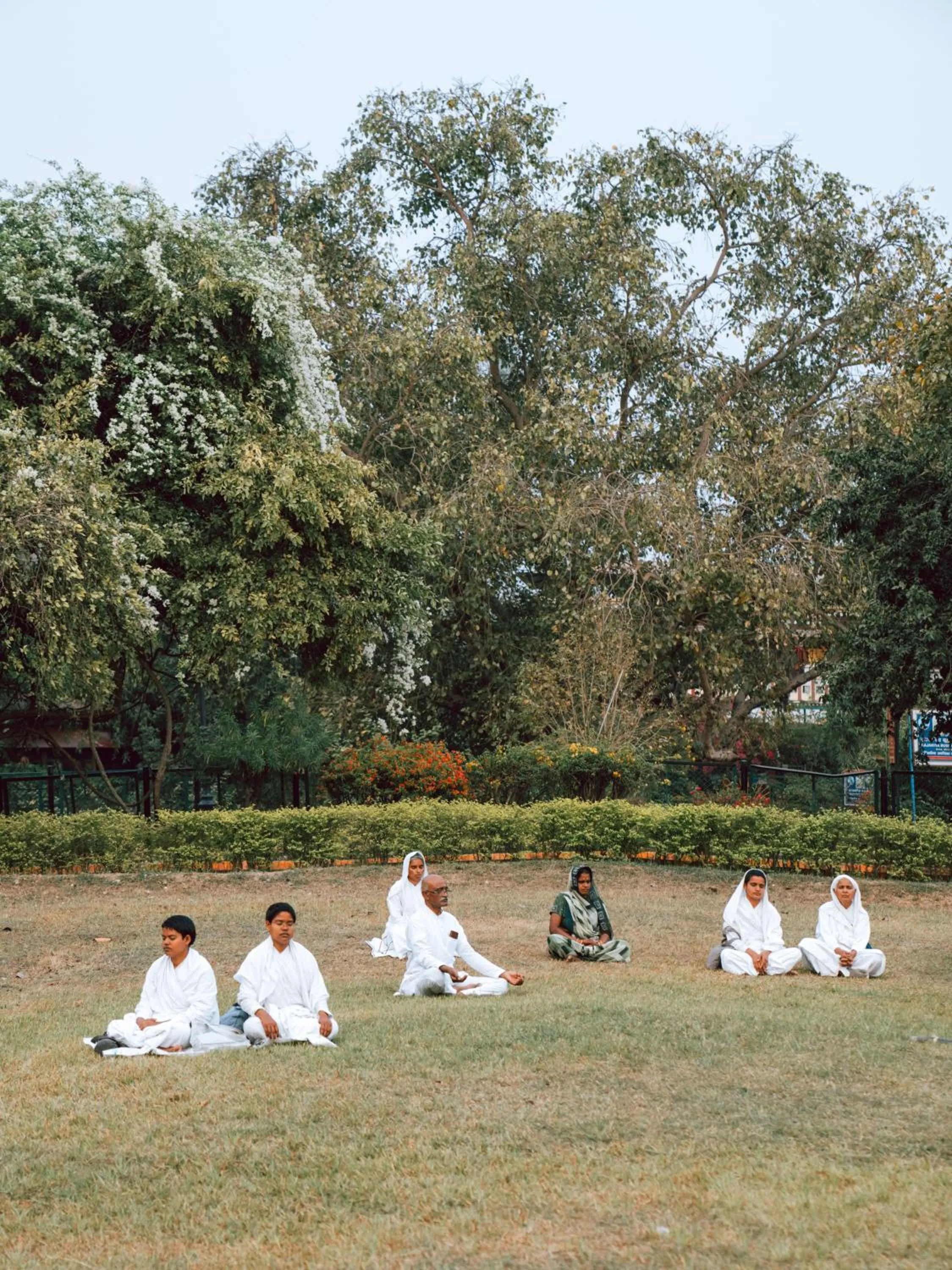 group of guests in Hokke Lumbini