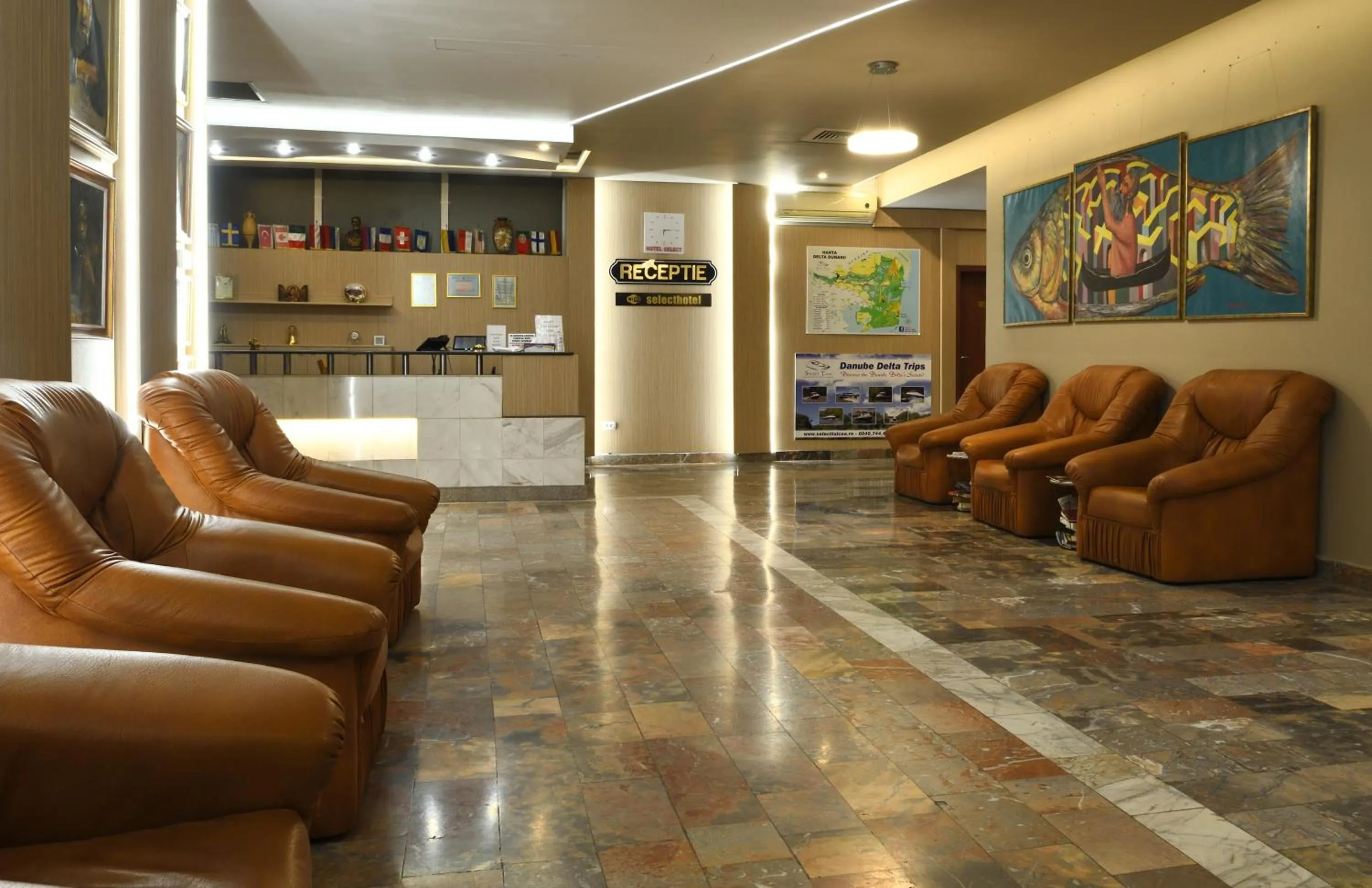 Lobby or reception in Hotel Select