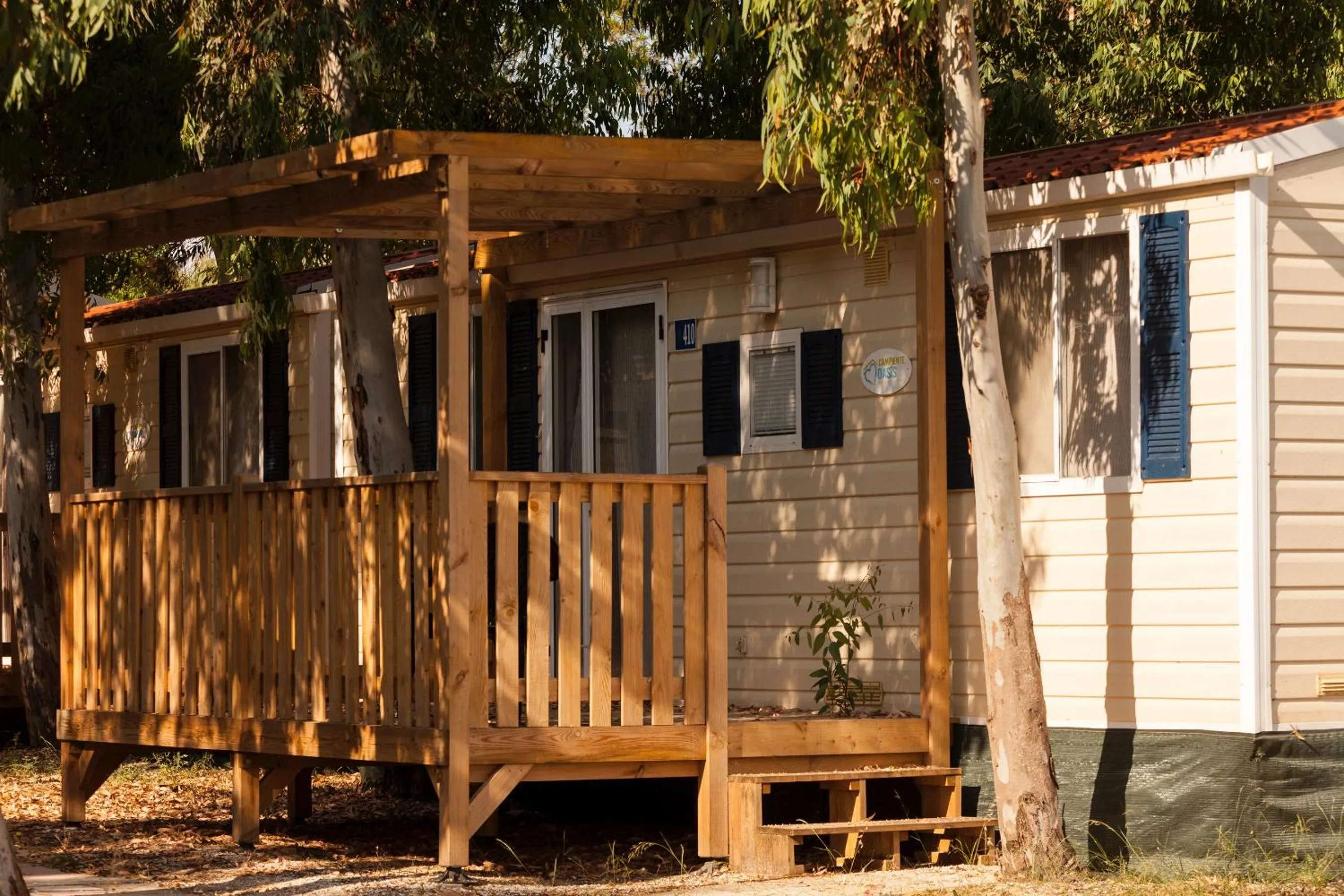 Patio in Camping Village Laguna Blu