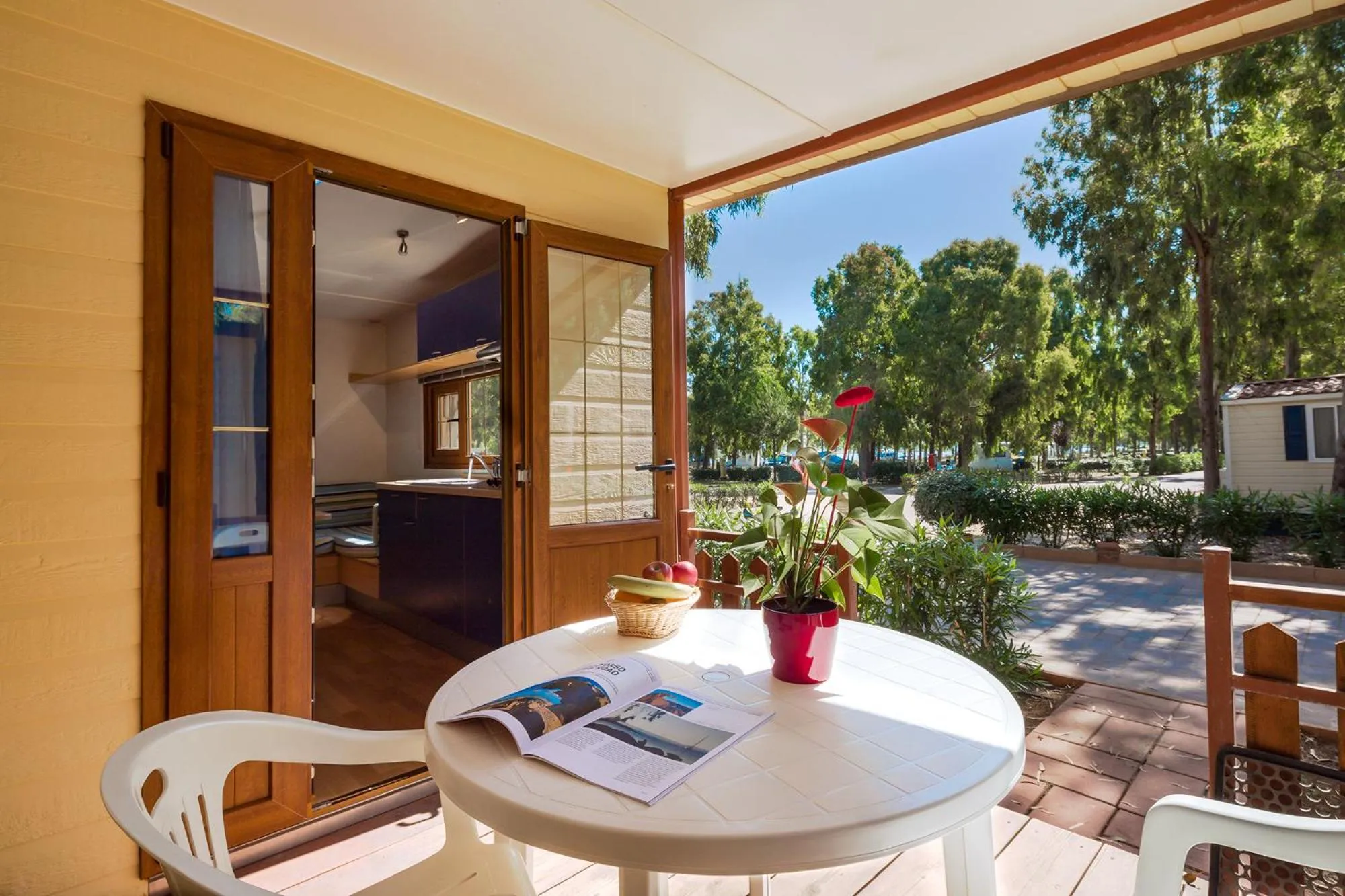 Patio in Camping Village Laguna Blu