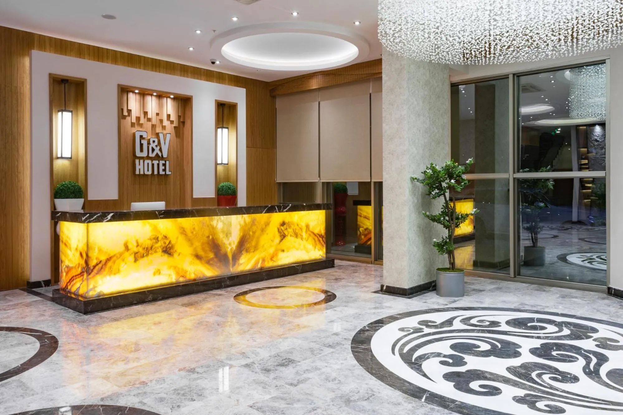 Lobby or reception in Graf Victor Hotel