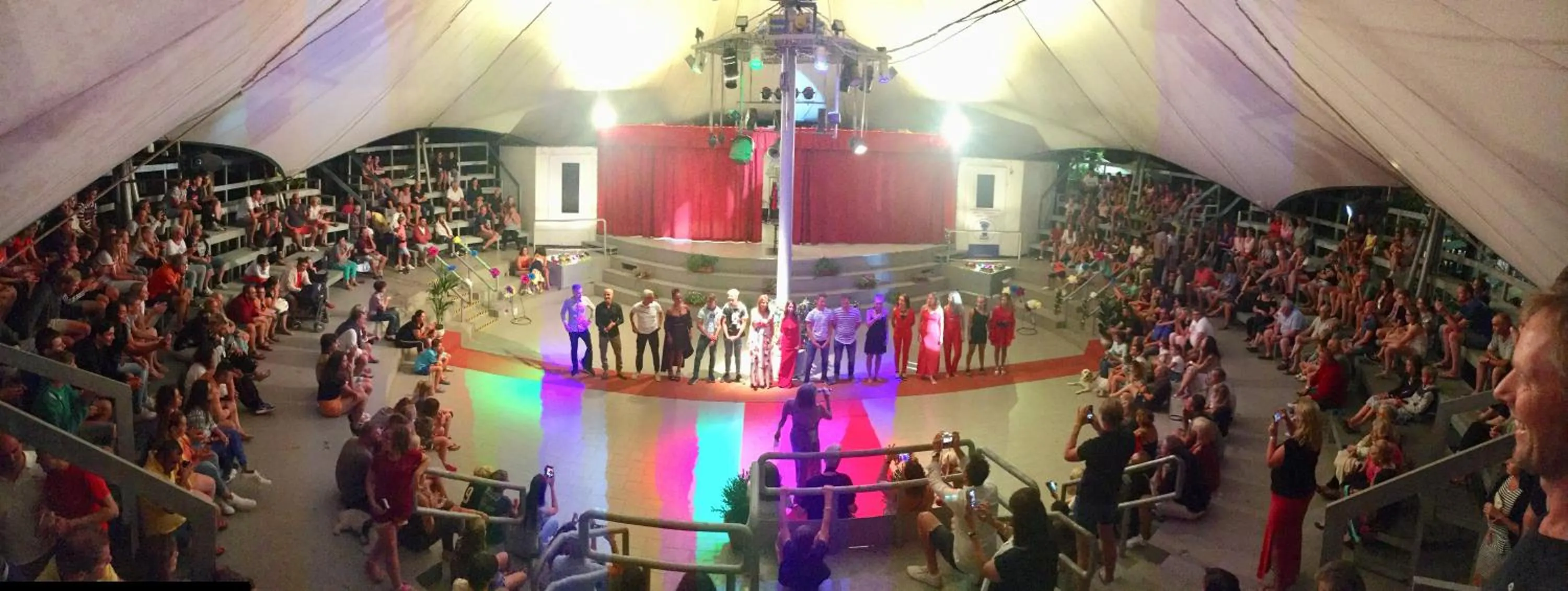 Evening entertainment in Camping Village Punta Navaccia