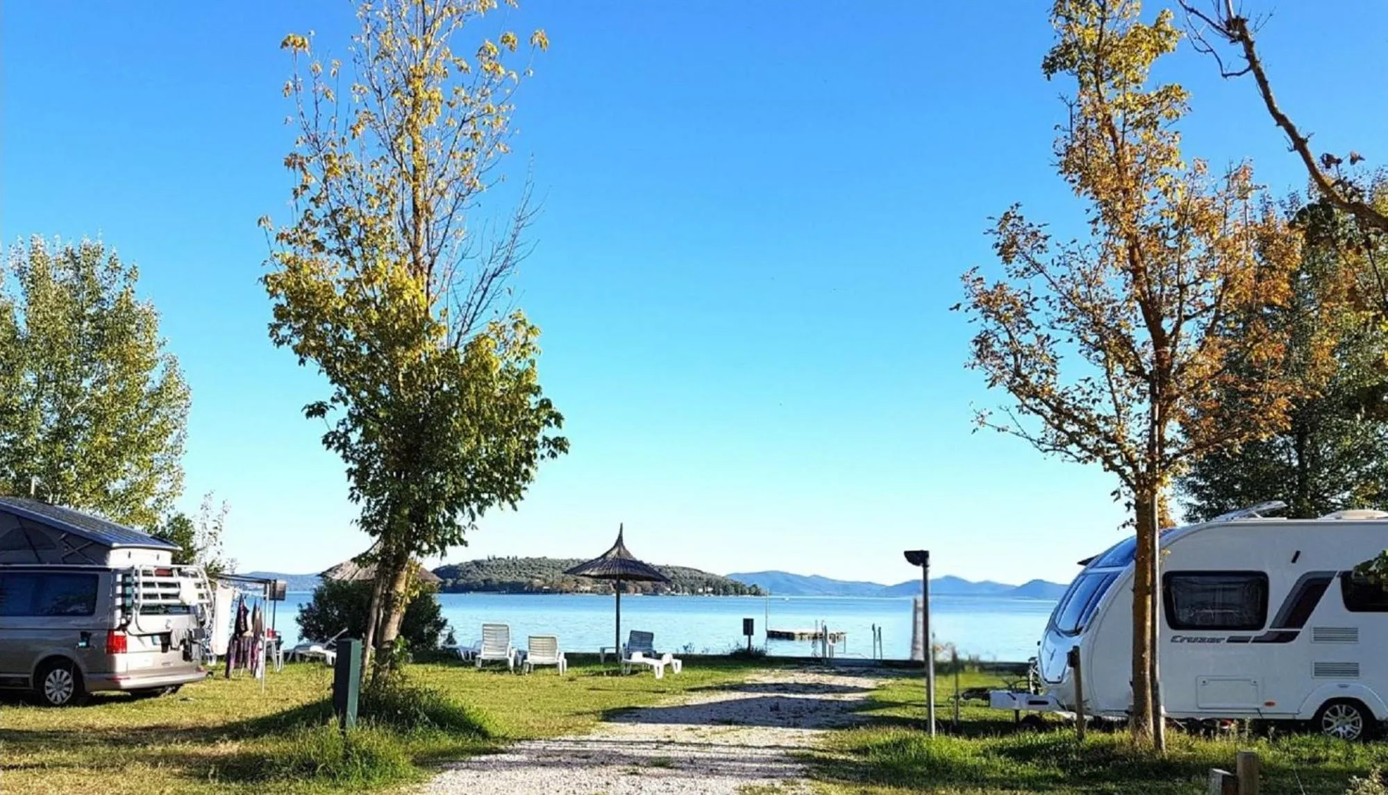 Lake view in Camping Village Punta Navaccia