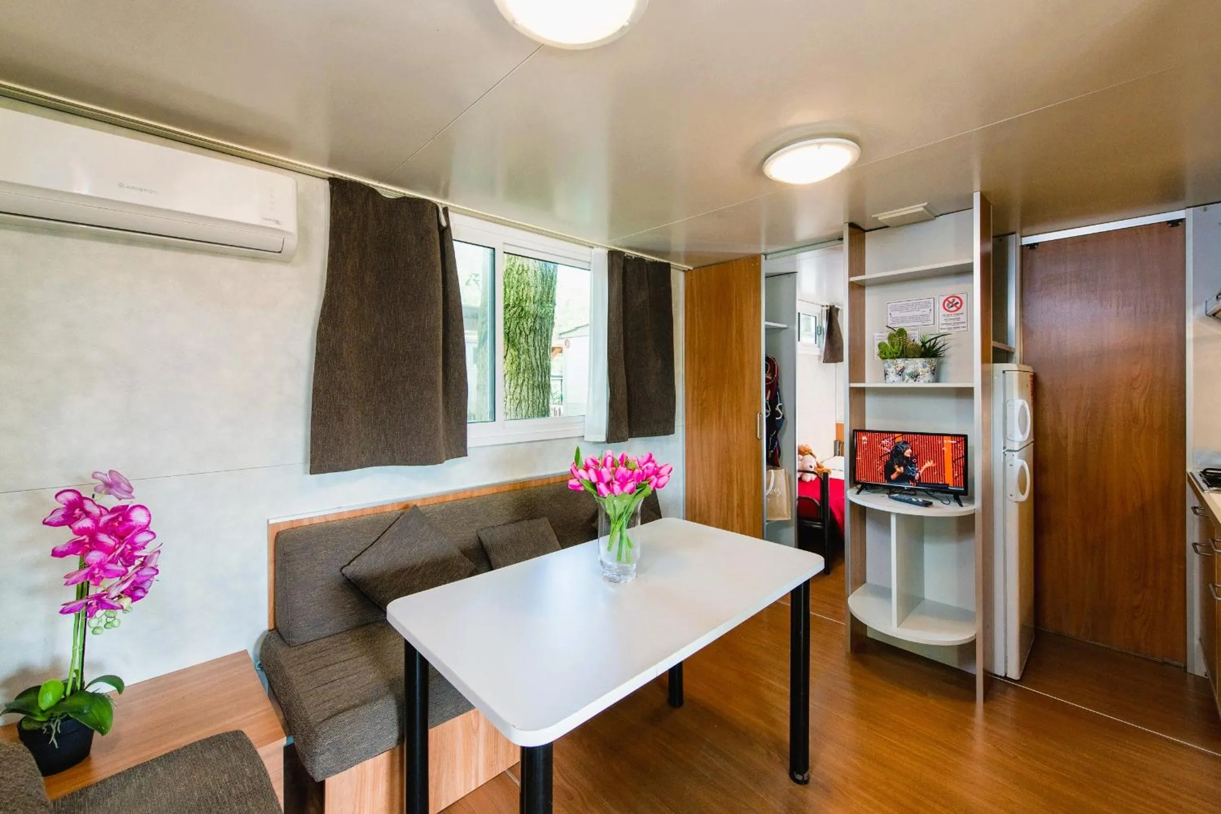 Living room in Camping Village Punta Navaccia