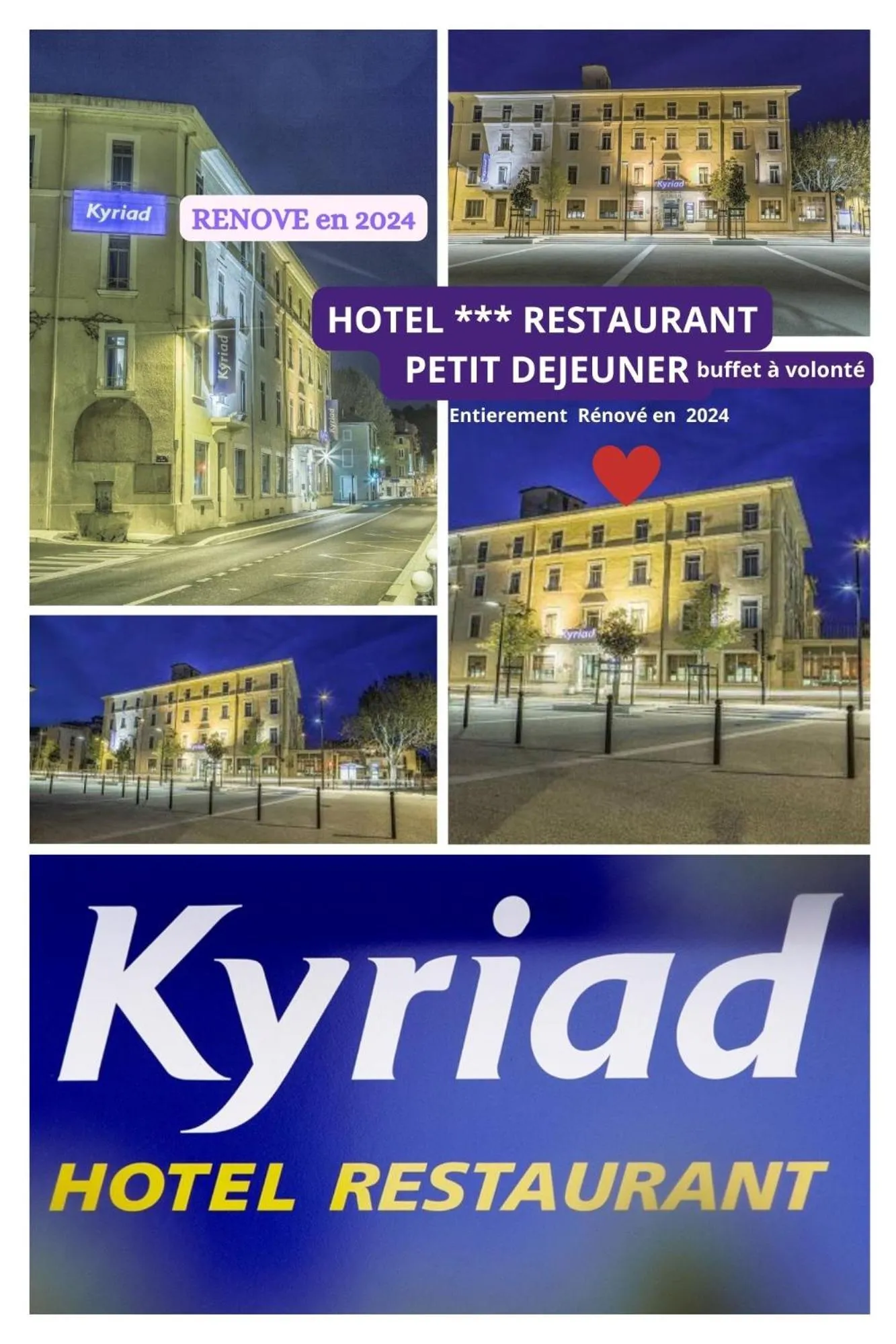 Property building in KYRIAD ORANGE Centre Ville - HOTEL & RESTAURANT & BAR - La Galerie d'Art des Princes - Provence Alpes Côte d'Azur - France - Proche A7-A9 - exit21- Châteauneuf-du-Pape Avignon Bollene Nimes - 24h-24h