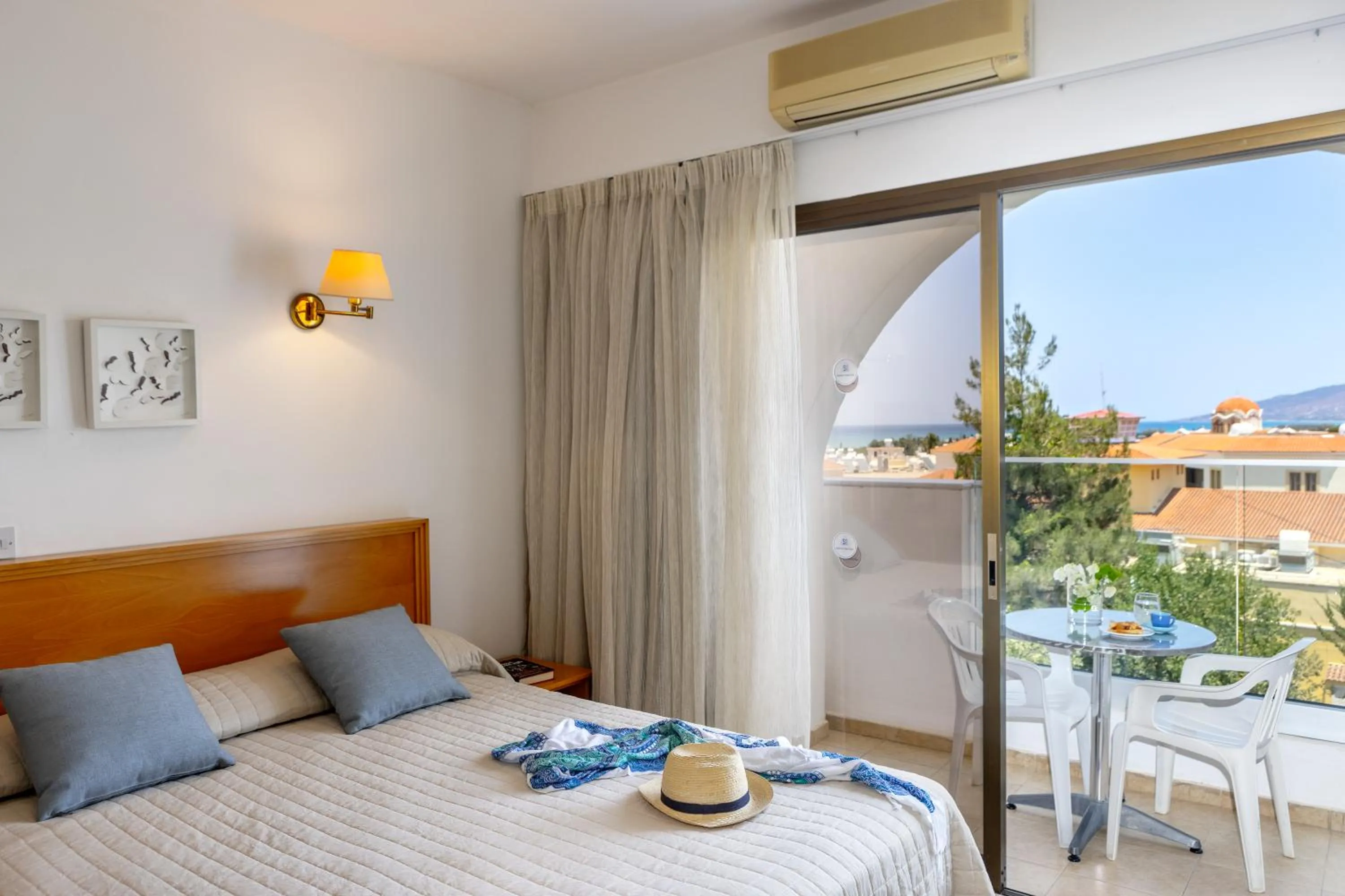Bedroom in Stephanos Hotel Apartments