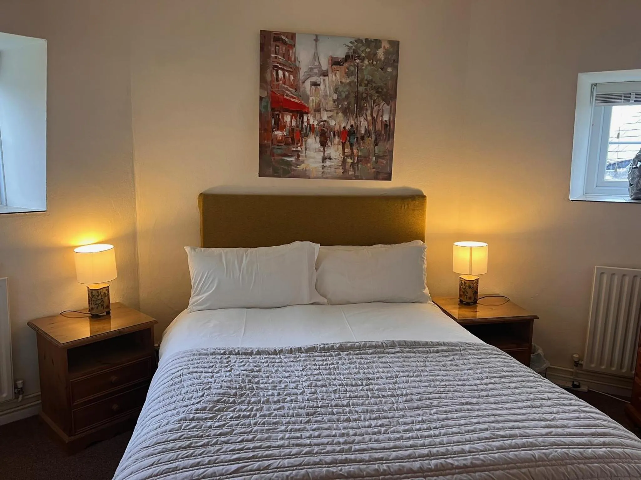 Bedroom, Bed in Hunston Mill Self Catering Dog Stay For Free