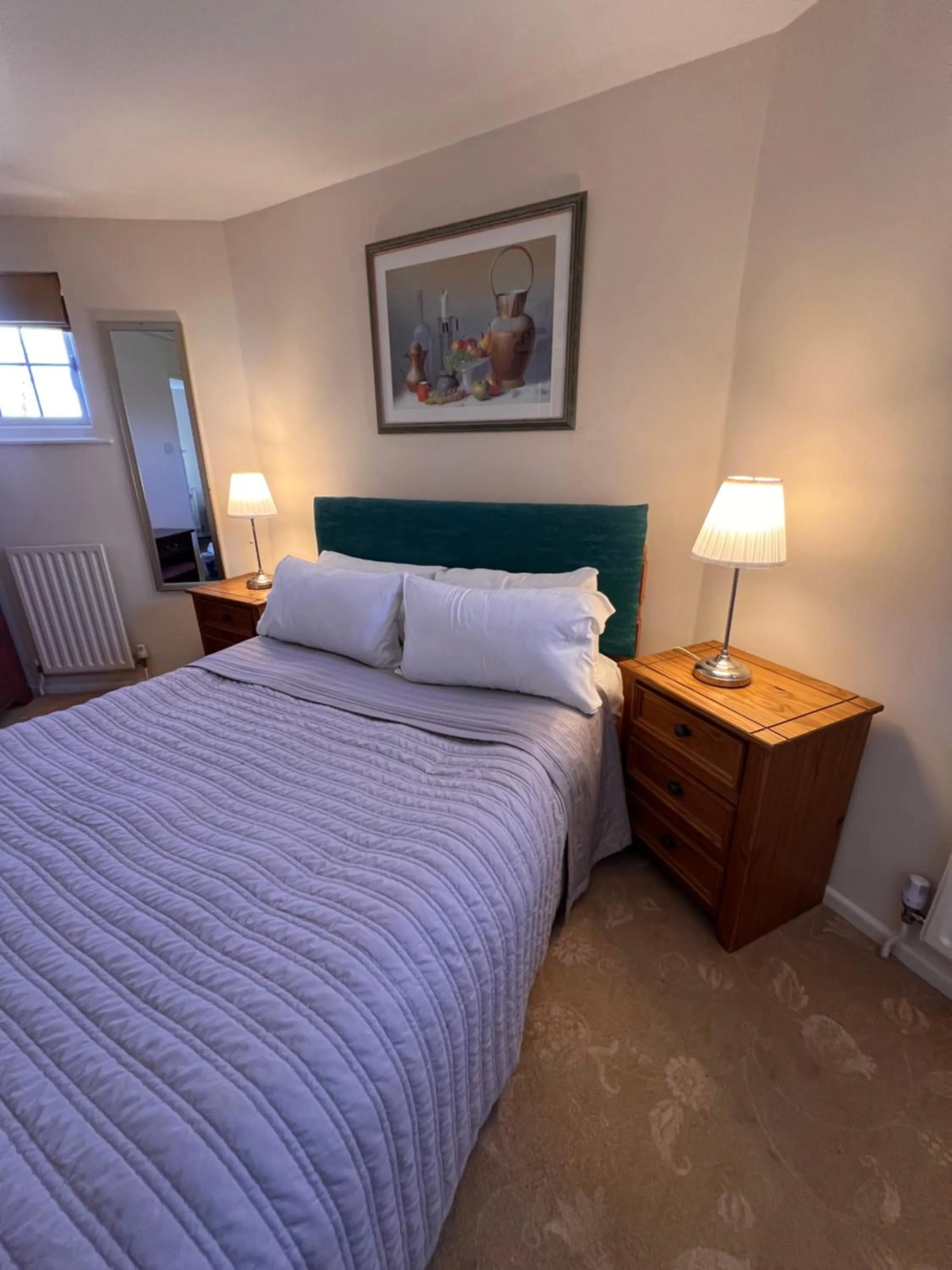Bedroom, Bed in Hunston Mill Self Catering Dog Stay For Free