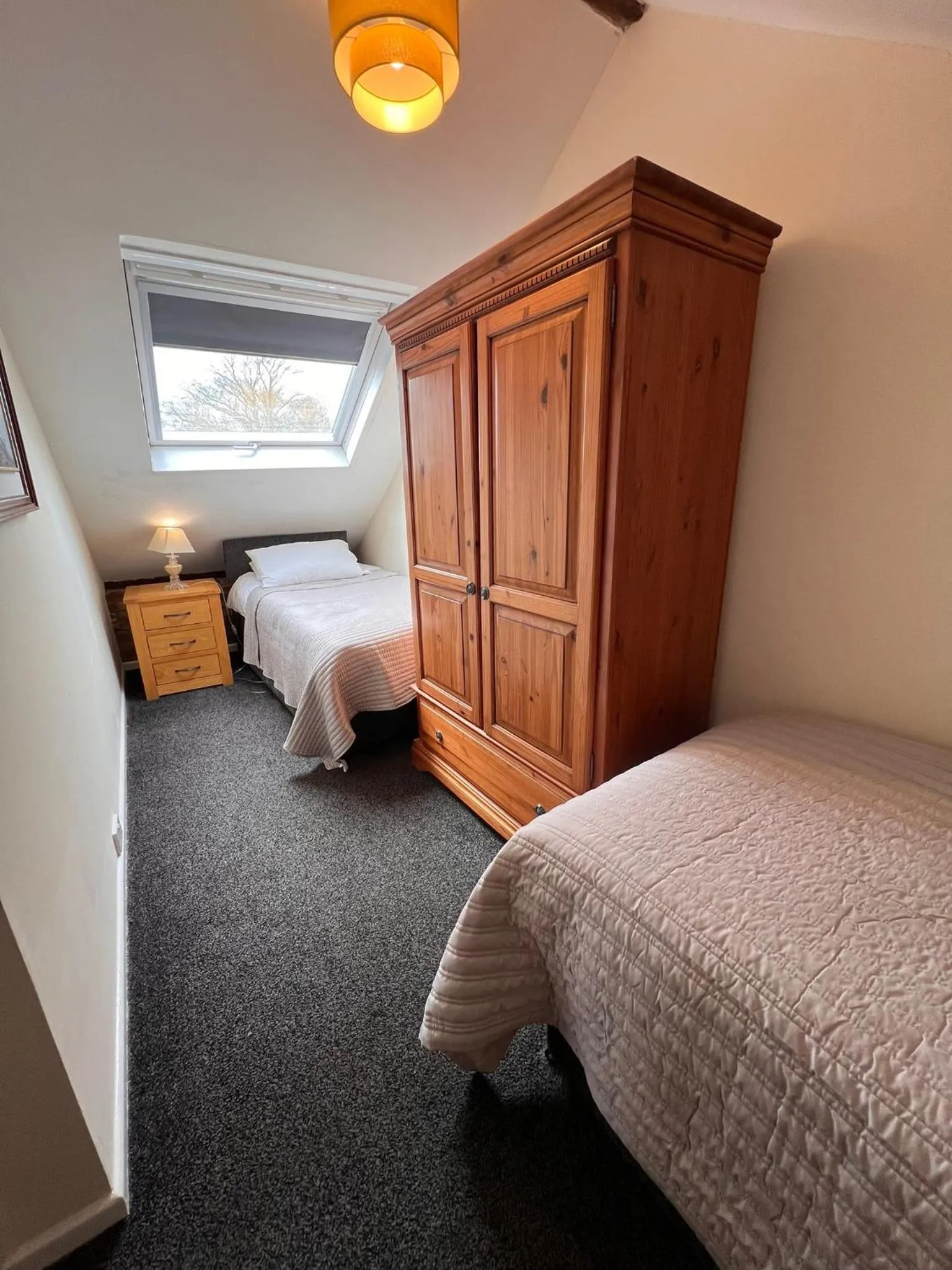 Bedroom, Bed in Hunston Mill Self Catering Dog Stay For Free