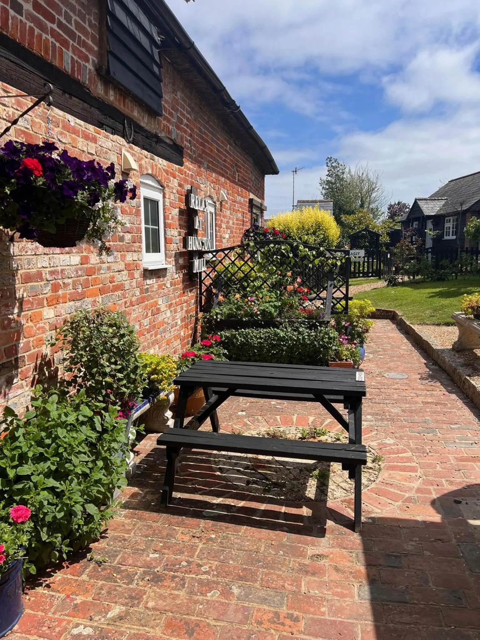 Patio in Hunston Mill Self Catering Dog Stay For Free