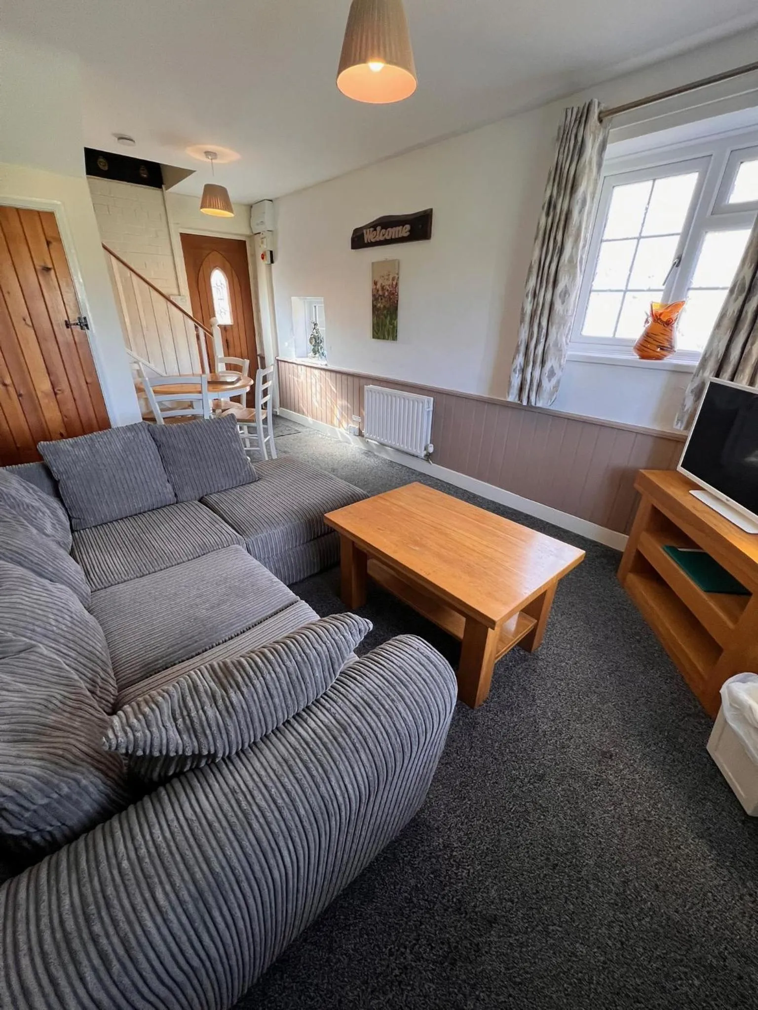 Living room in Hunston Mill Self Catering Dog Stay For Free