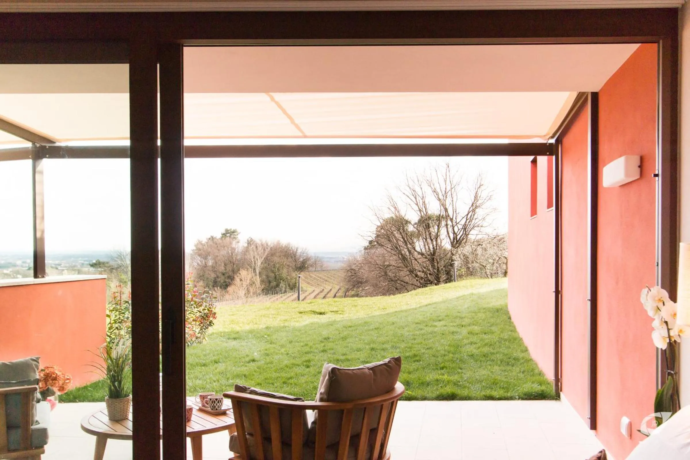 Garden view in Buonamico Wine Resort