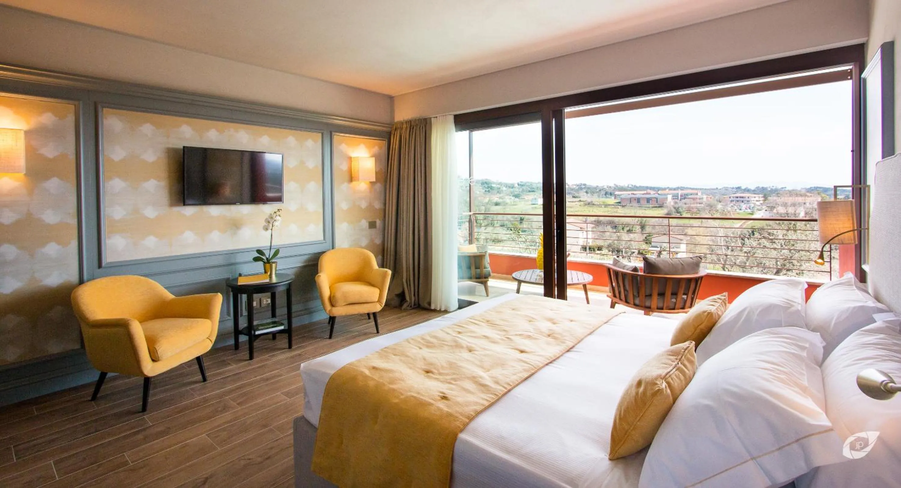 Photo of the whole room, Bed in Buonamico Wine Resort