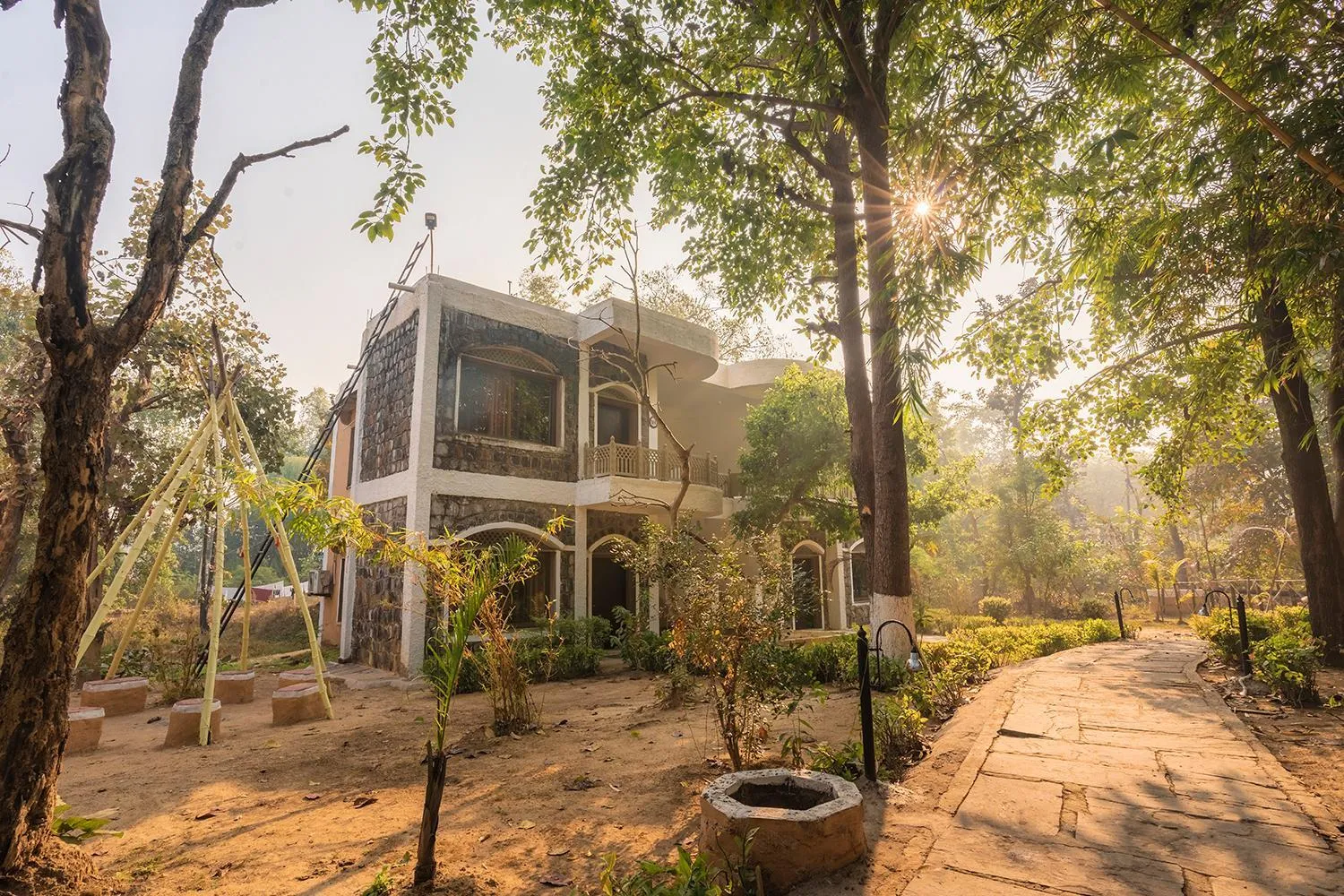 Property building in Jungle King Resort