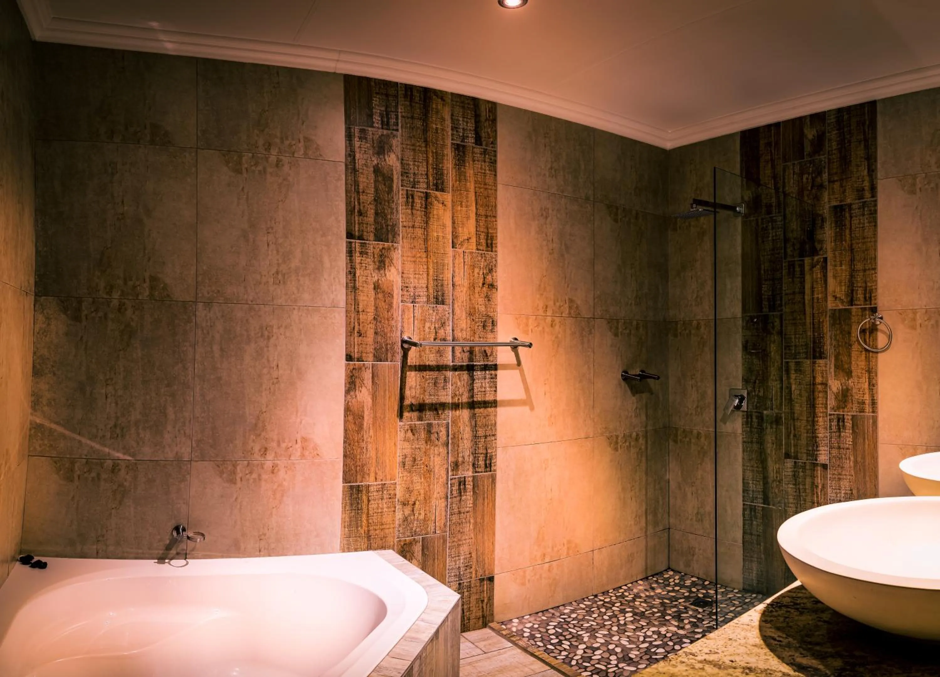 Shower in Waterfalls Boutique Hotel