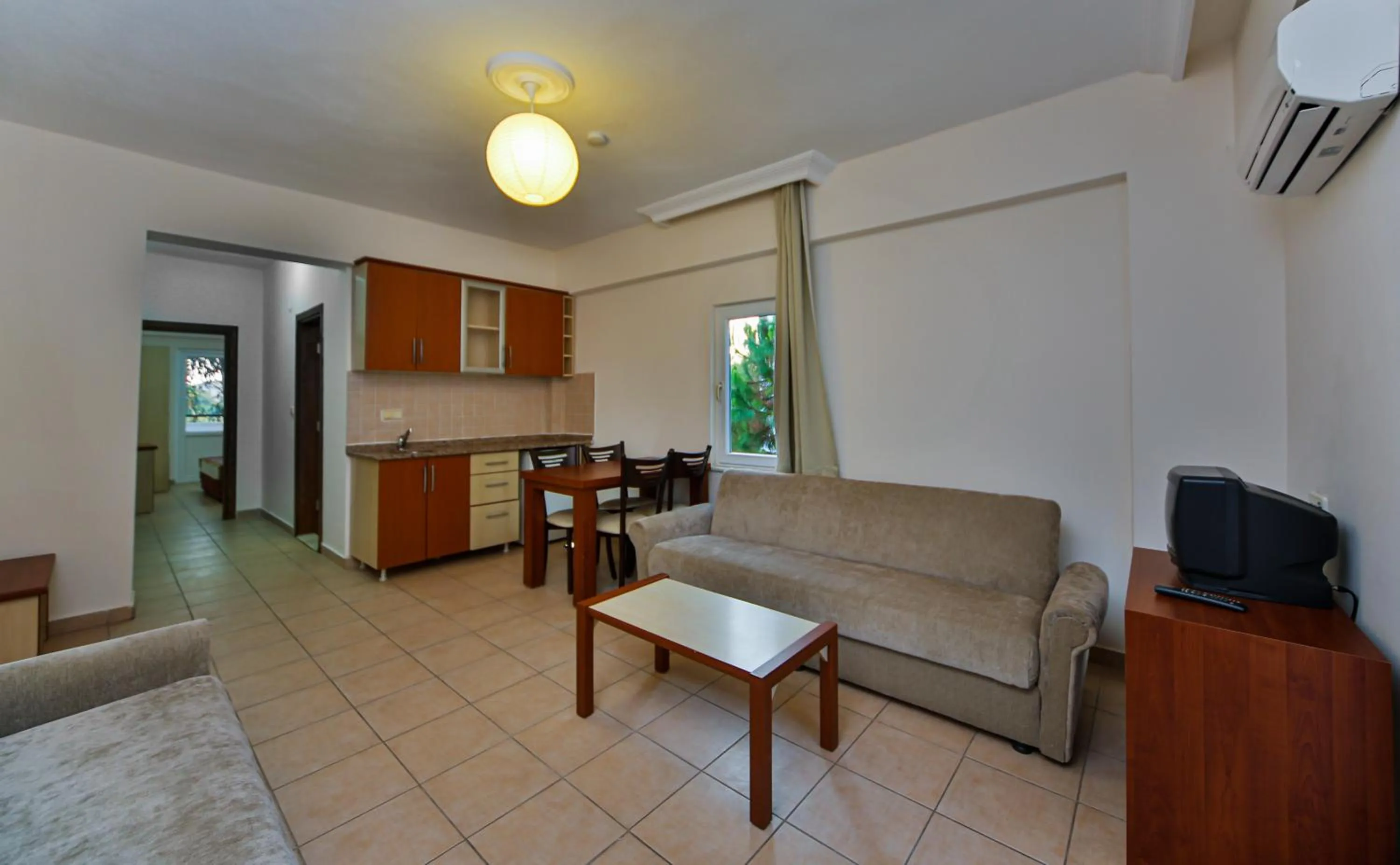 Kitchen or kitchenette in Irem Garden Hotel & Apartments